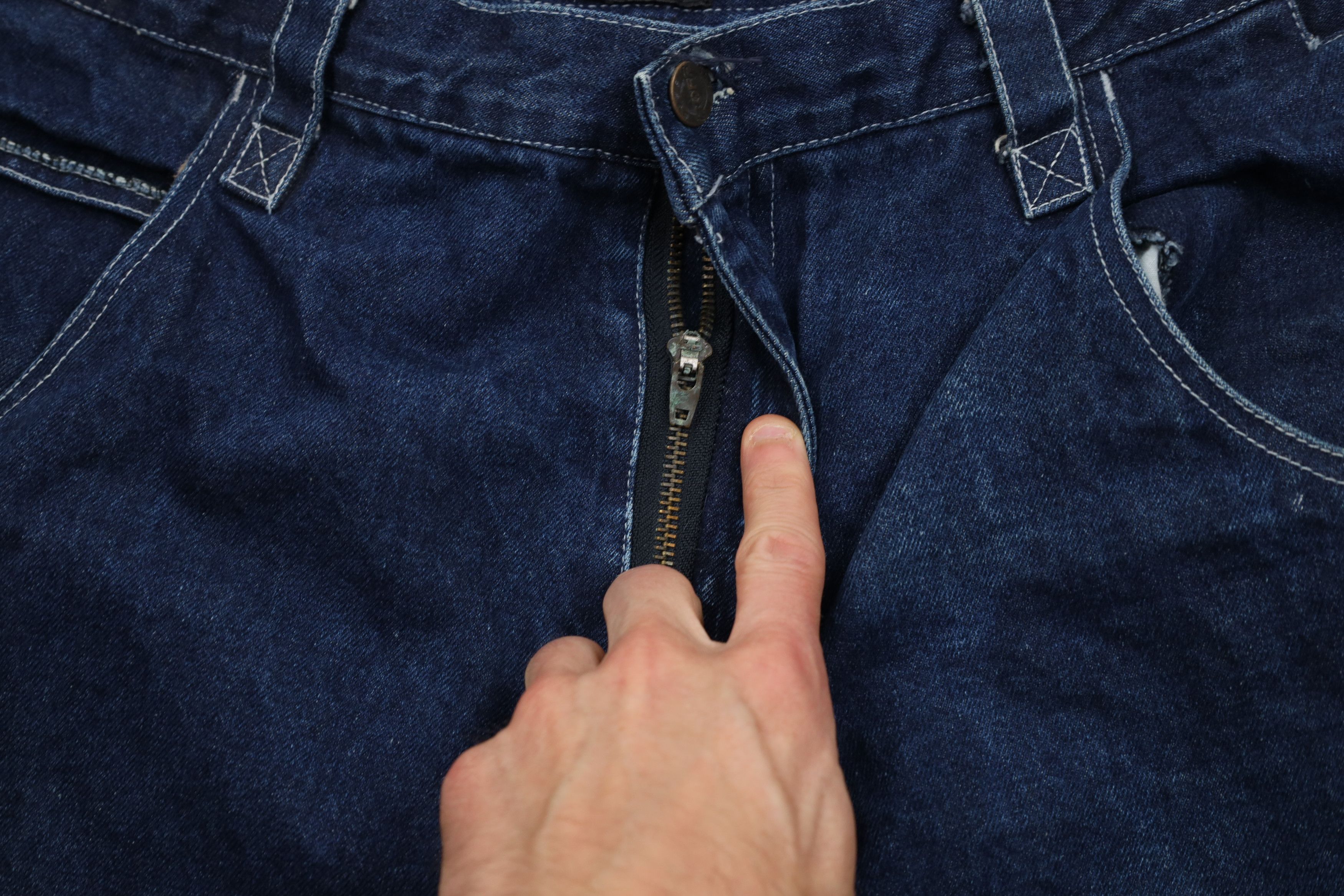 Vintage Vintage 90s Y2K Streetwear Baggy Fit Denim Cargo Shorts Blue Size US 42 / EU 58 - 8 Thumbnail