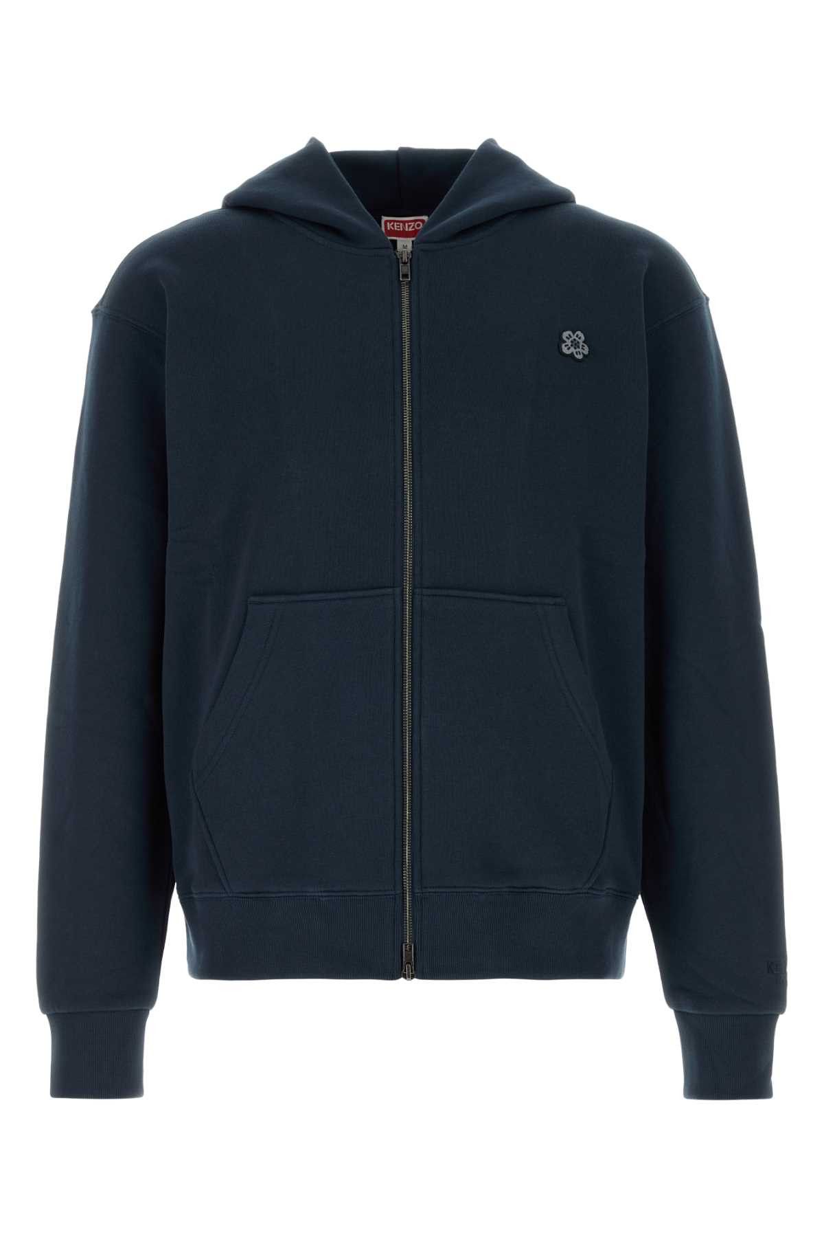 Kenzo Navy Blue Cotton Sweatshirt Size US XL / EU 56 / 4 - 1 Thumbnail