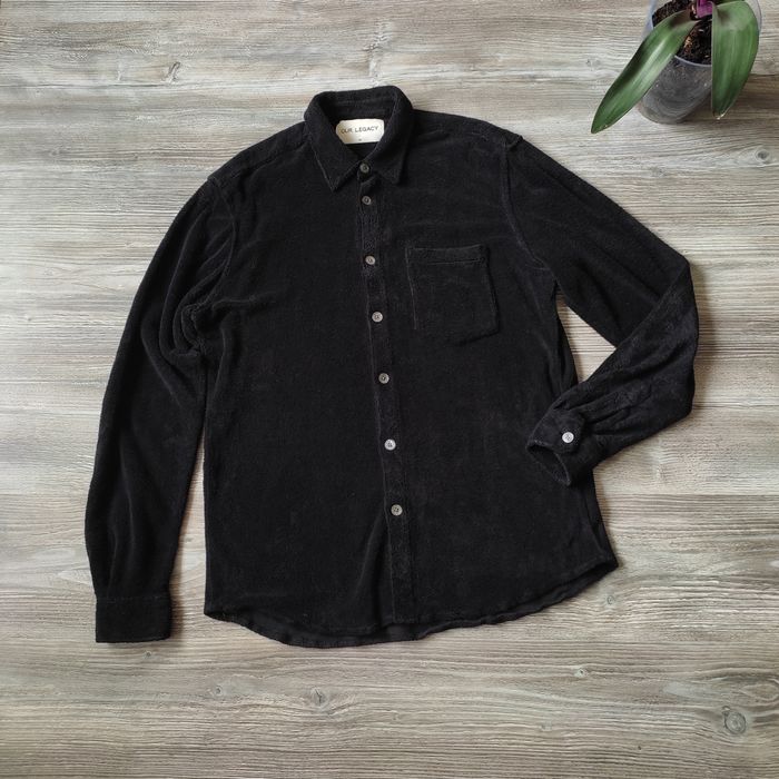 Our Legacy OurLegacy mens Terry Shirt Black | Grailed