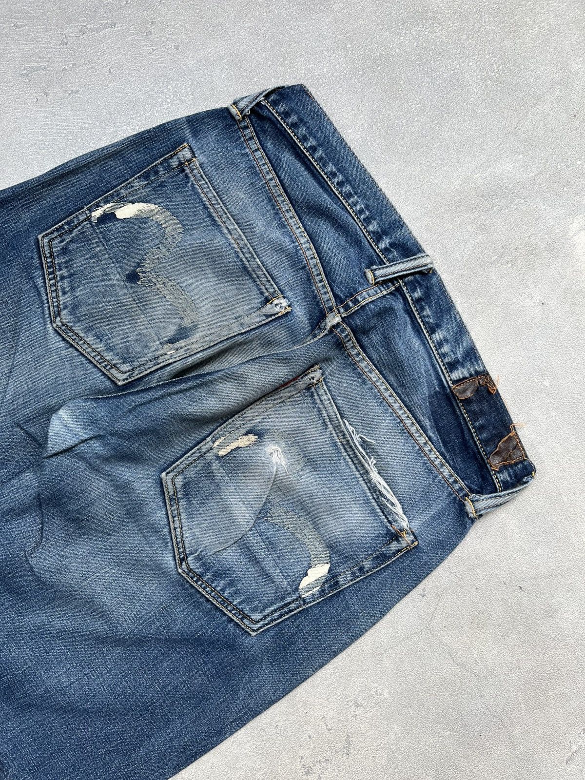 Evisu VINTAGE EVISU SELVEDGE JEANS WHITE SEAGULLS YAMANE JAPAN Size US 32 / EU 48 - 5 Thumbnail