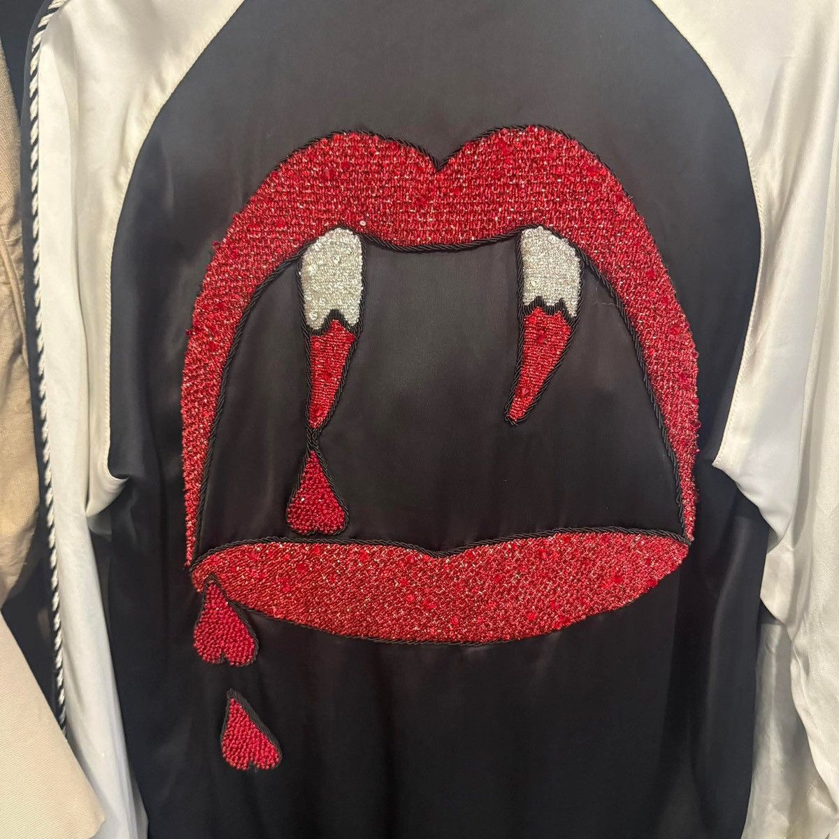 Hedi Slimane × Saint Laurent Paris HEDI SLIMANE X SAINT LAURENT BLOOD LUSTER VARSITY JACKET F38 Size S / US 4 / IT 40 - 11 Thumbnail