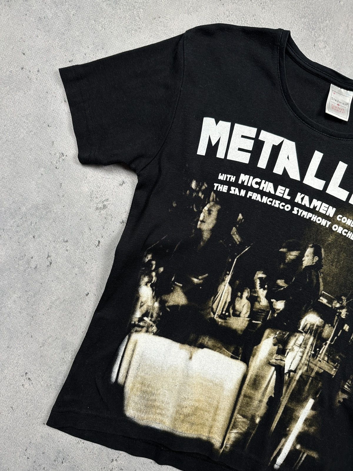 Metallica Vintage Metallica Tour Overprint With Michael Kamen Tee 90s Size M / US 6-8 / IT 42-44 - 3 Thumbnail