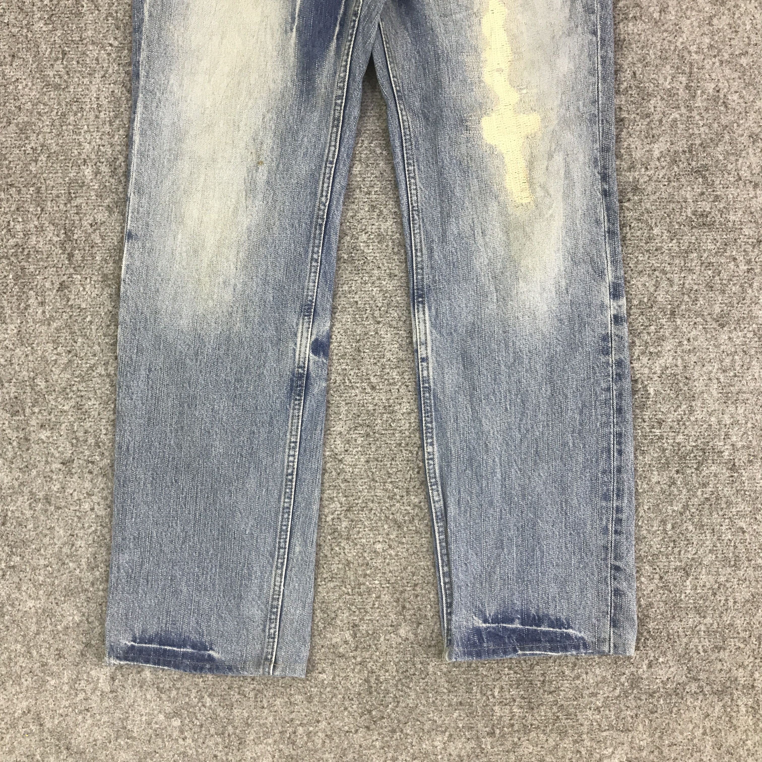 PPFM PPFM JAPAN RIPPE DISTRESSED DENIM PANTS K130B17 Size US 32 / EU 48 - 3 Thumbnail