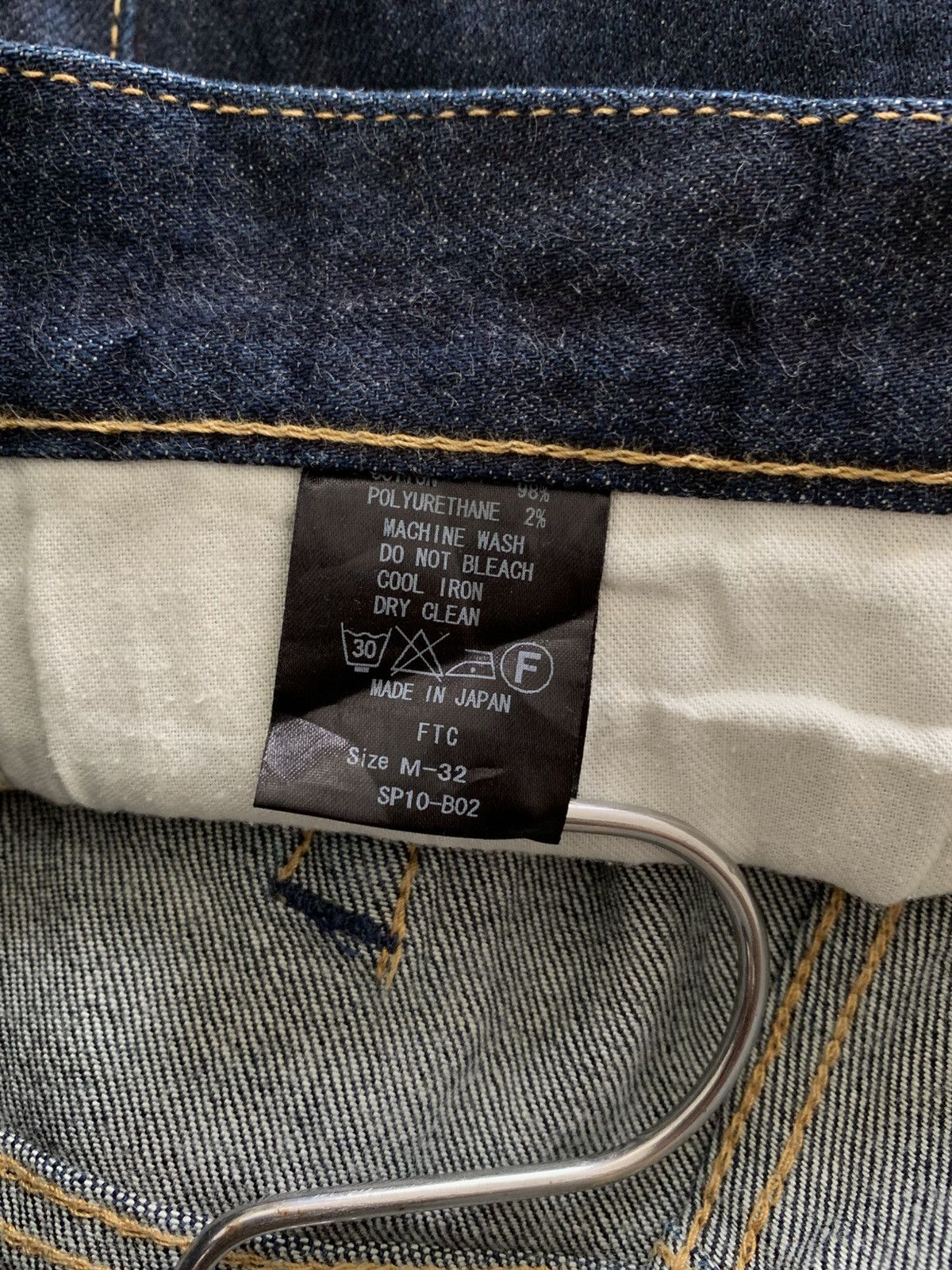 FTC FTC Skateboards Reguler Straight Deep Indigo Denim Size US 32 / EU 48 - 6 Thumbnail