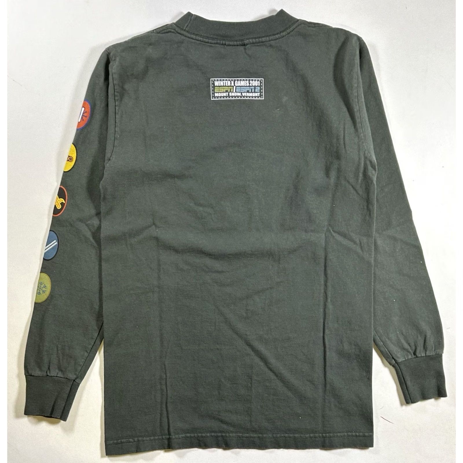 Vintage VINTAGE Winter X Games 2001 Mount Snow Vermont Long Sleeve T Shirt Small Green Mens XS- Regular? Size US S / EU 44-46 / 1 - 6 Thumbnail