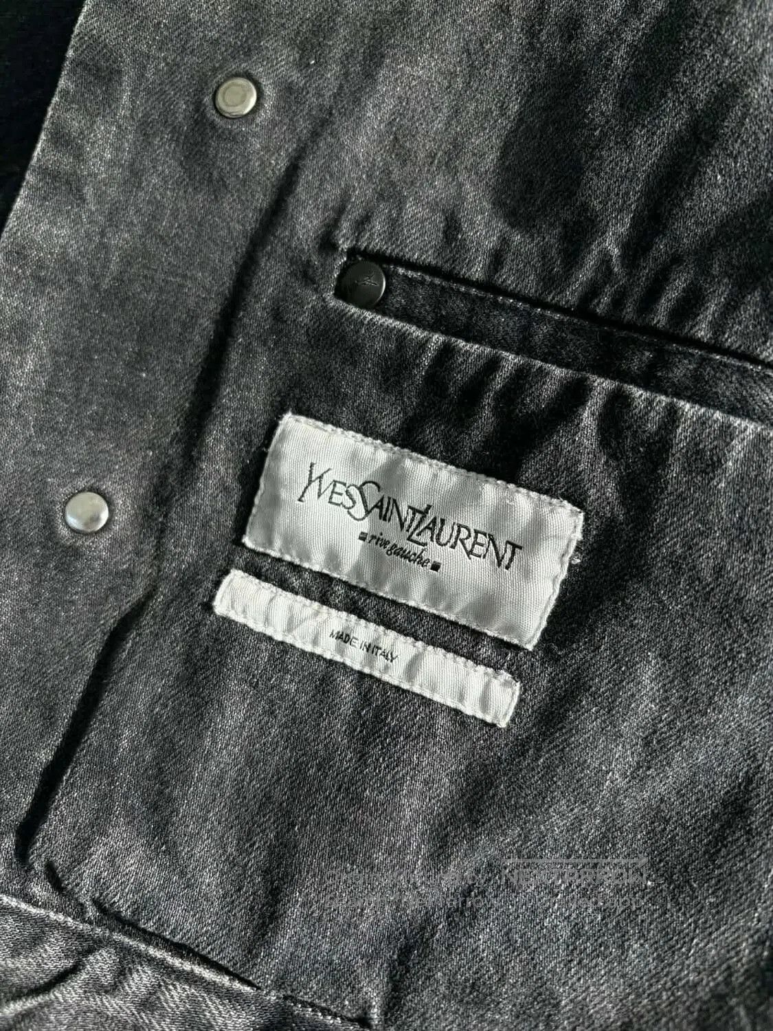Yves Saint Laurent Yves Saint Laurent Denim Jacket. Size US M / EU 48-50 / 2 - 4 Thumbnail