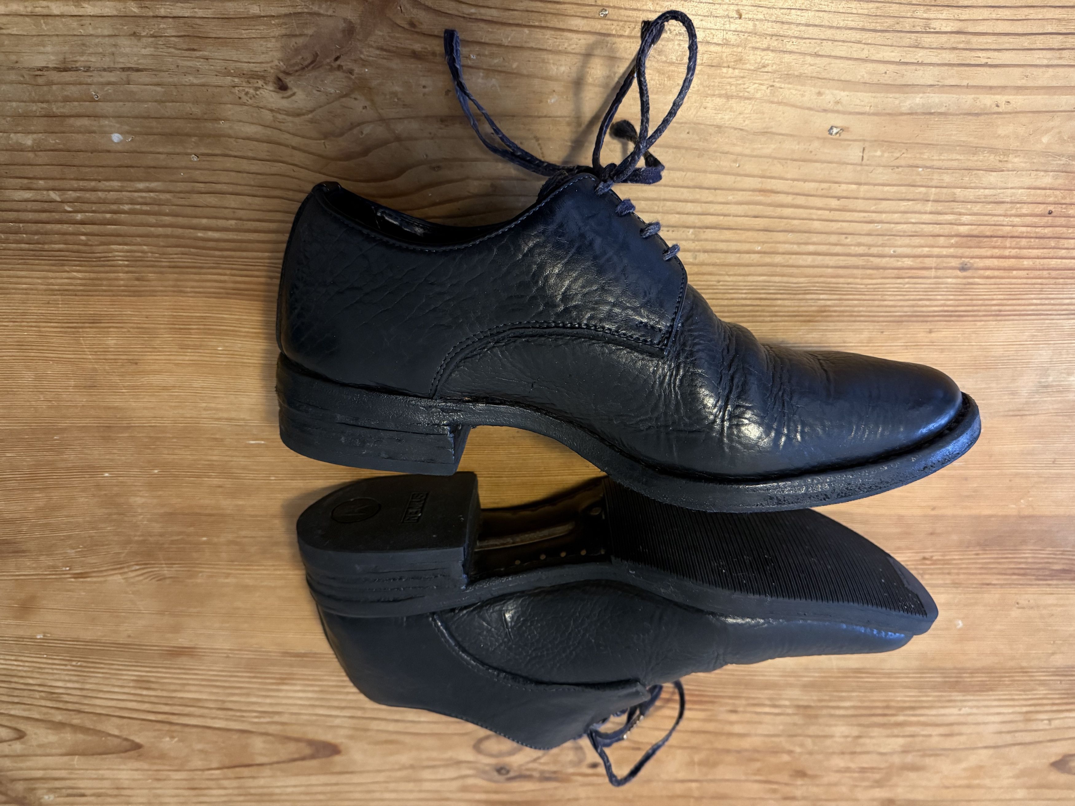 Carol Christian Poell CCP black shoes O. D. Lined 'Goodyear' Derbys Size US 9 / EU 42 - 3 Thumbnail