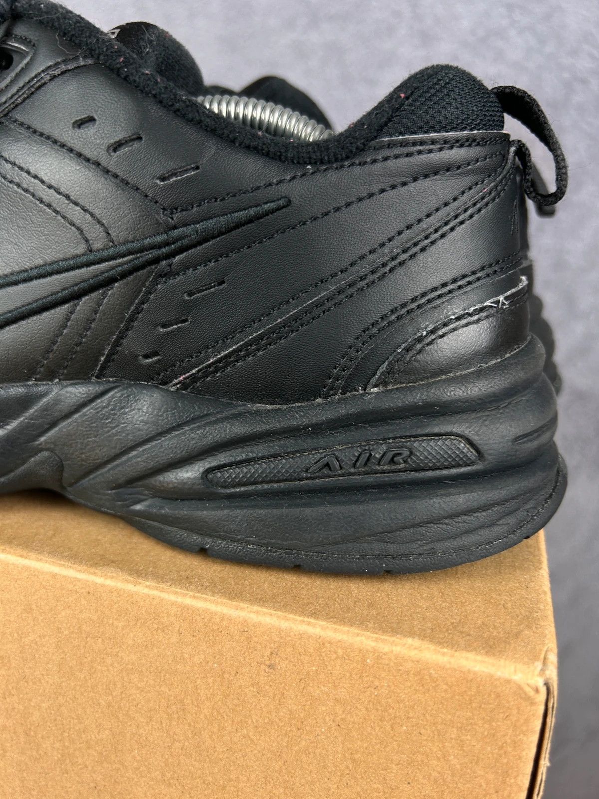 Nike Nike Air Monarch czarne tripple black Y2K sneakers Size US 11 / EU 44 - 3 Thumbnail