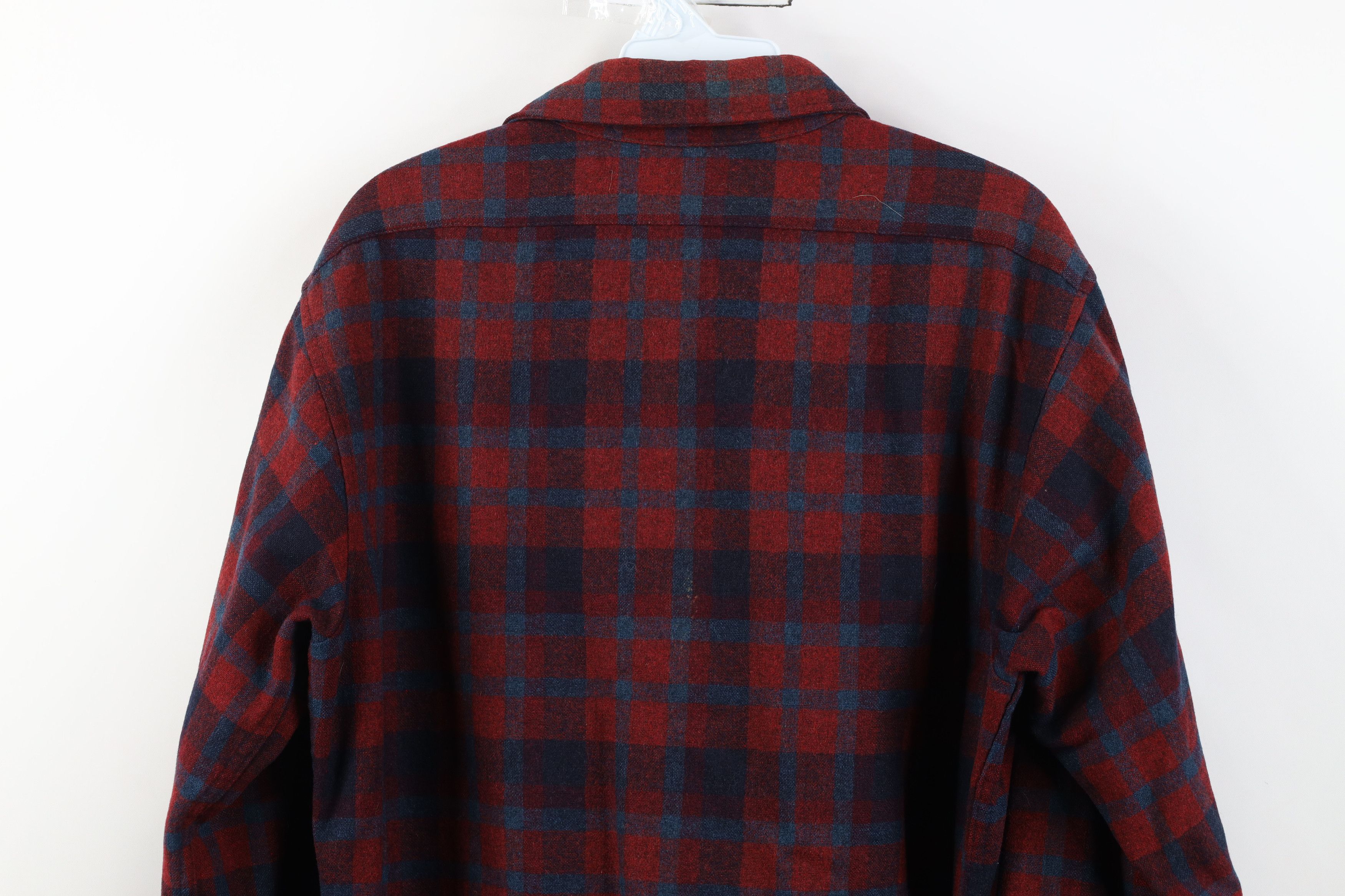 Pendleton Vintage 70s Pendleton Wool Knit Collared Button Shirt USA Size US M / EU 48-50 / 2 - 14 Thumbnail