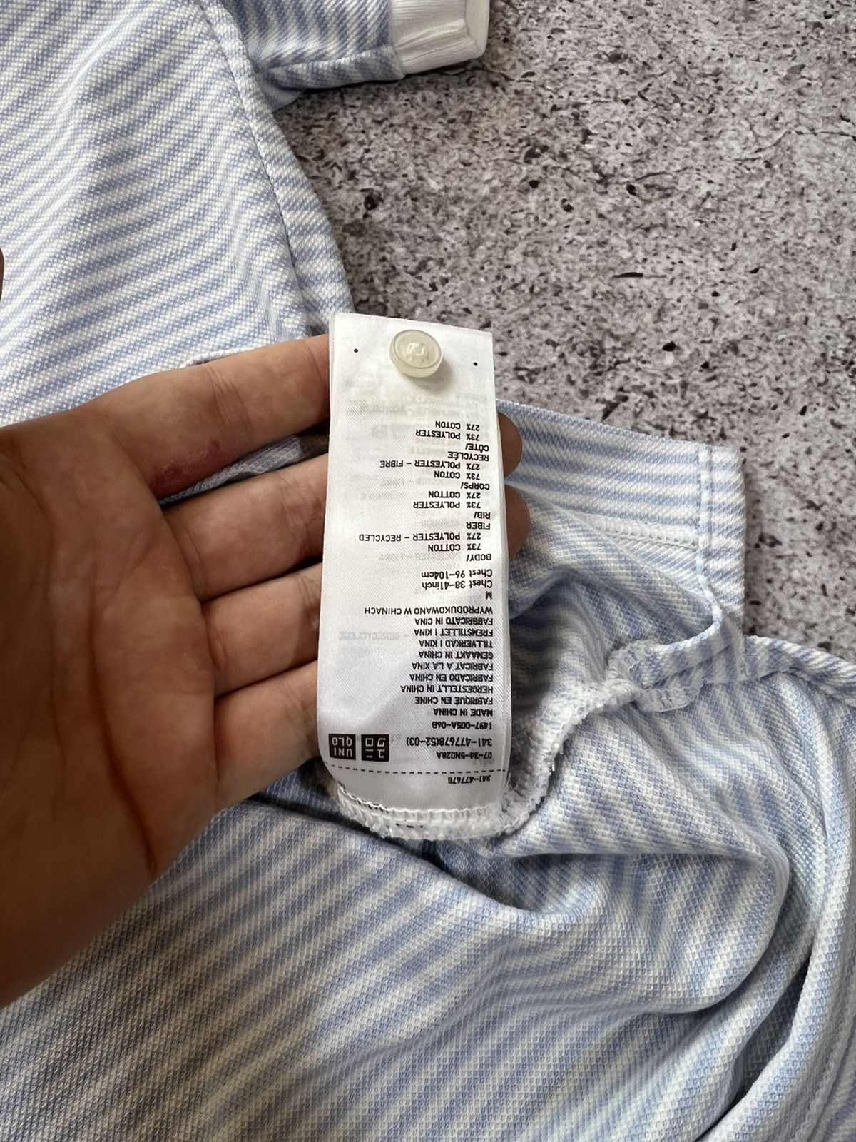 JW Anderson J.W Anderson + Uniqlo Polo Light Blue Mens M Size US L / EU 52-54 / 3 - 5 Thumbnail