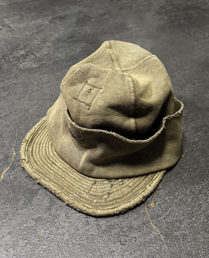 Kapital Conductor Soft Brim Beanie Visor Distressed weathered hat Size ONE SIZE - 1 Thumbnail