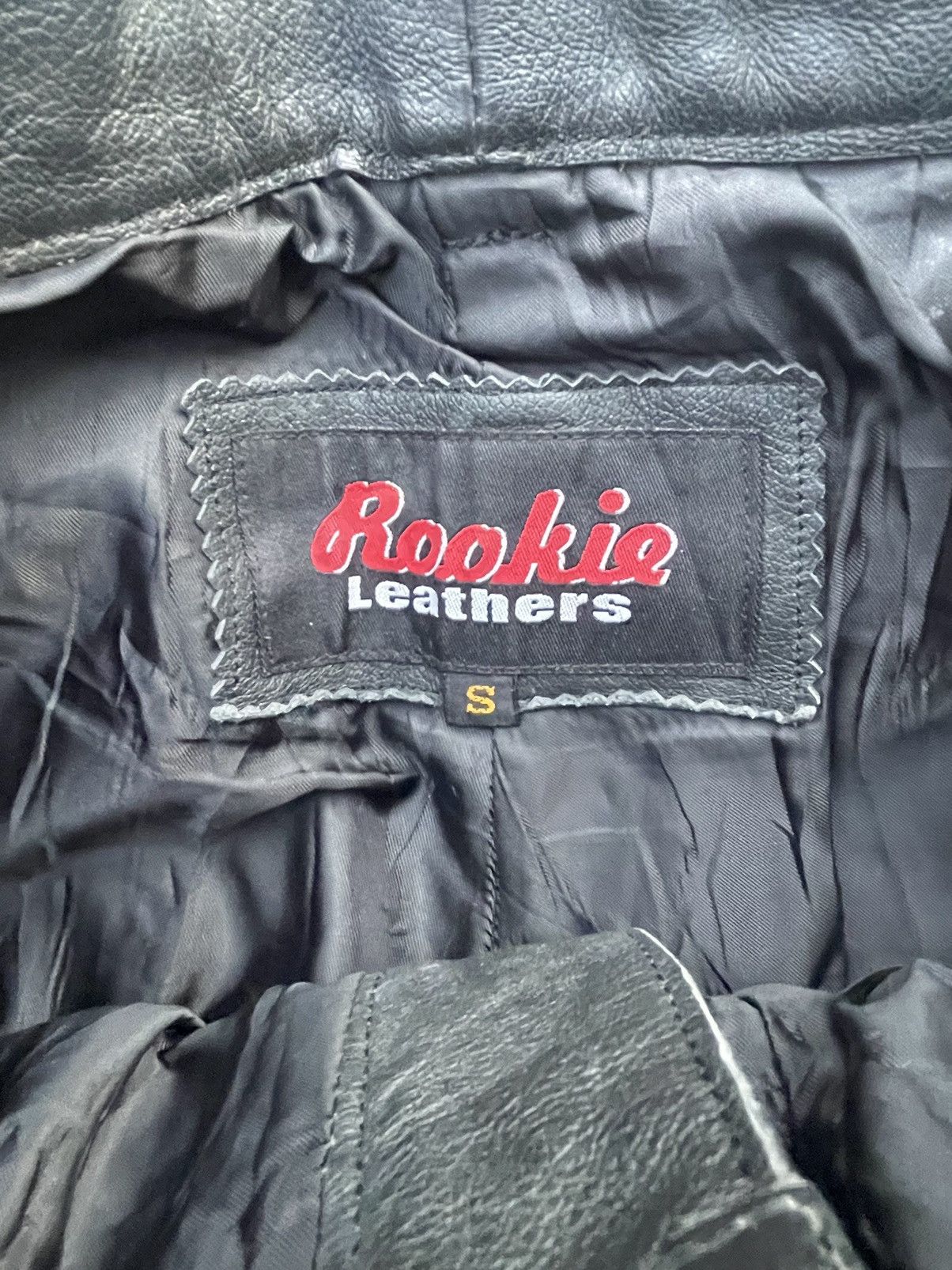Japanese Brand Vintage Rookie Leather Pant Size US 28 / EU 44 - 13 Thumbnail