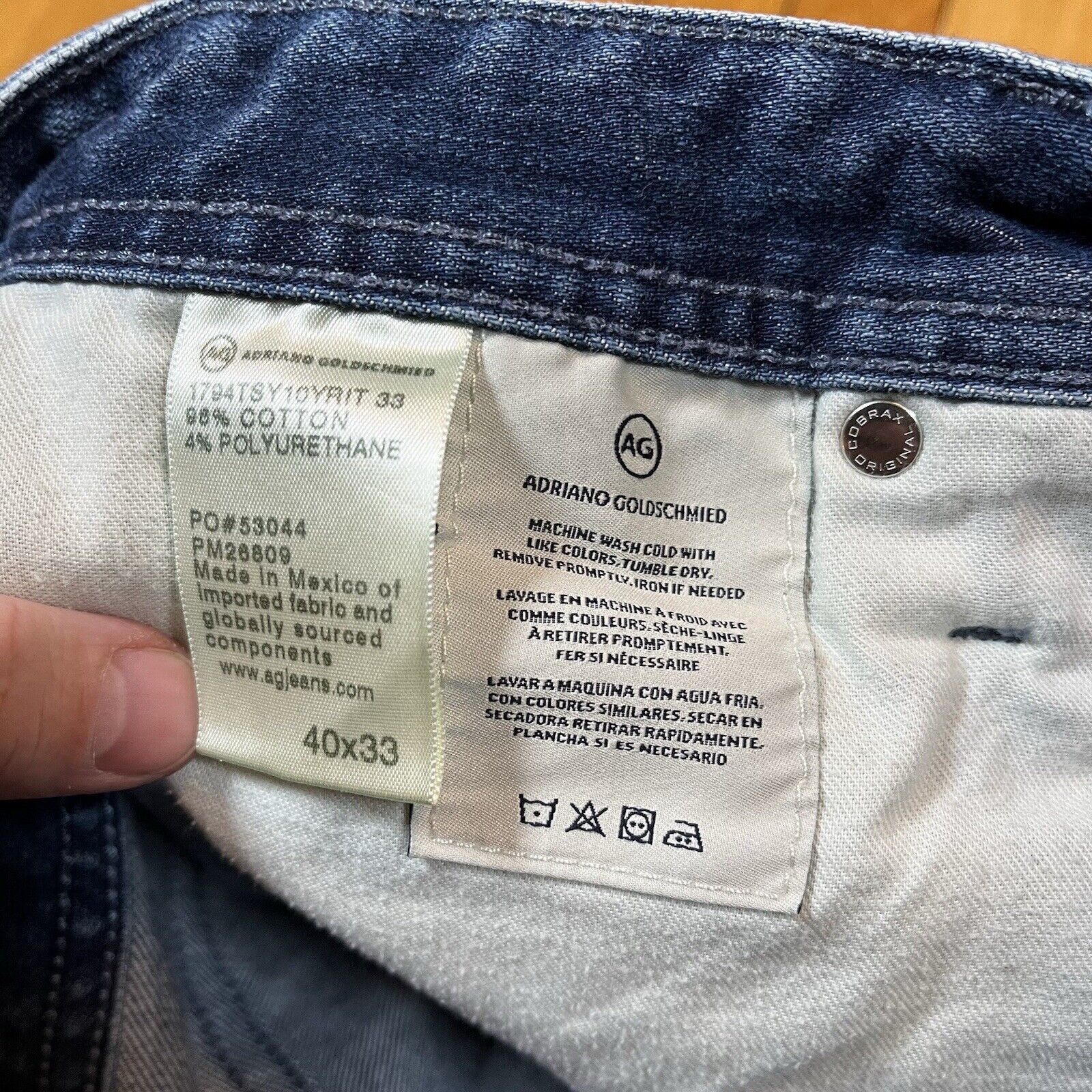 AG Adriano Goldschmied AG Jeans Everett Slim Straight Denim 360 Men’s Size 40 x 27 Size US 40 / EU 56 - 9 Thumbnail