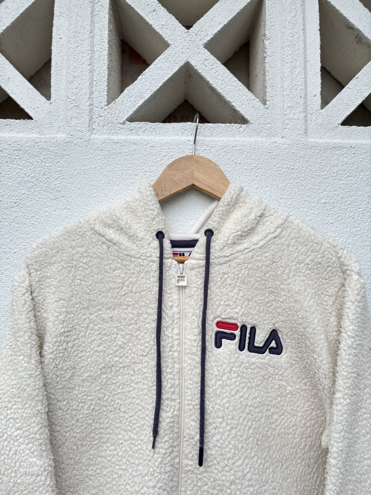 Fila Vintage Sportswear Fila Fleece Jacket Sherpa Lining Size US L / EU 52-54 / 3 - 2 Thumbnail