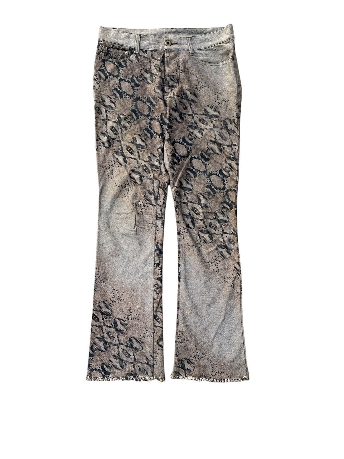 5351 POUR LES HOMMES 2000s 5351 pour homme gradian snake flare Size US 31 - 1 Thumbnail