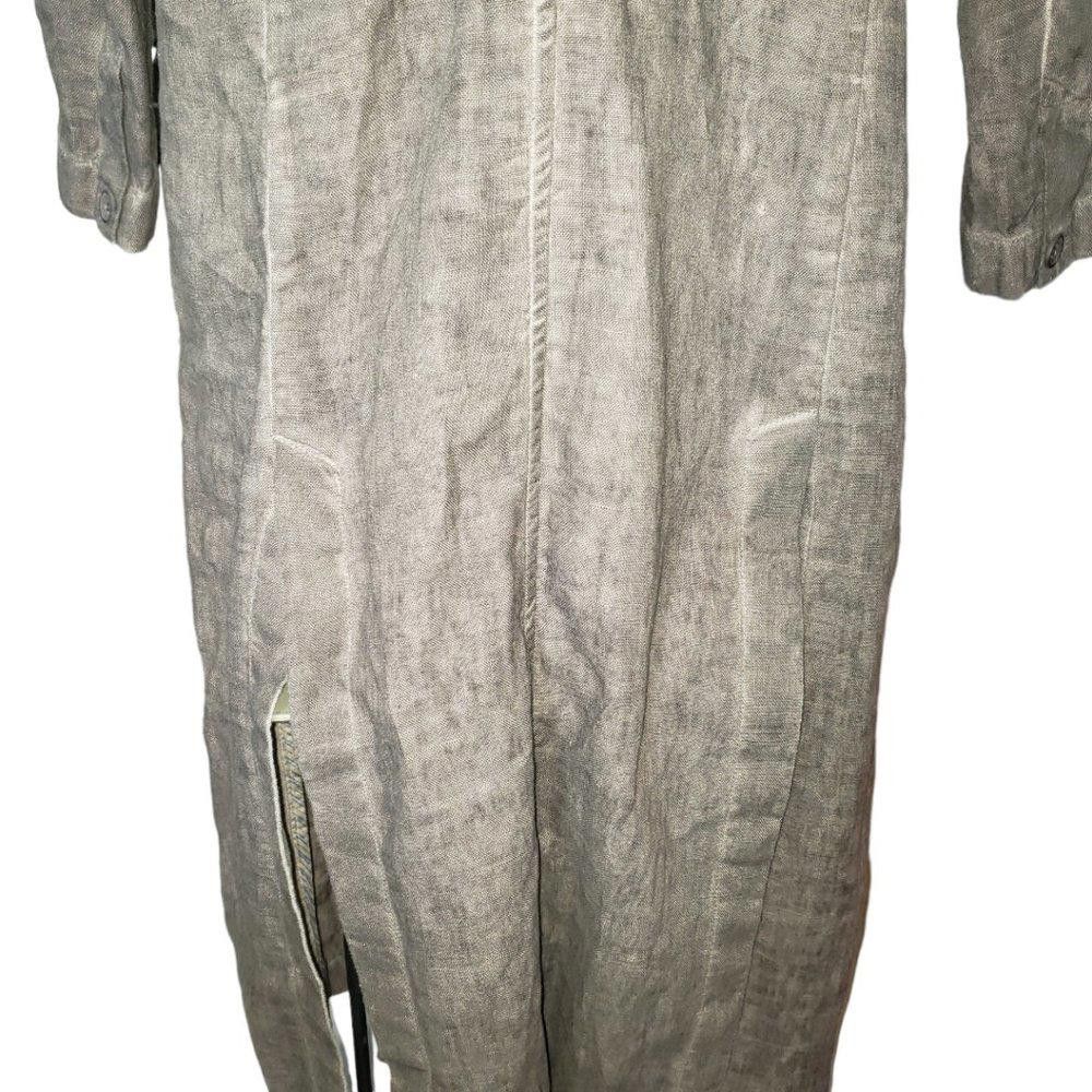 Designer CT333a Peruvian Connection Charcoal Gray Denim Duster 12 Size XL / US 12-14 / IT 48-50 - 11 Thumbnail