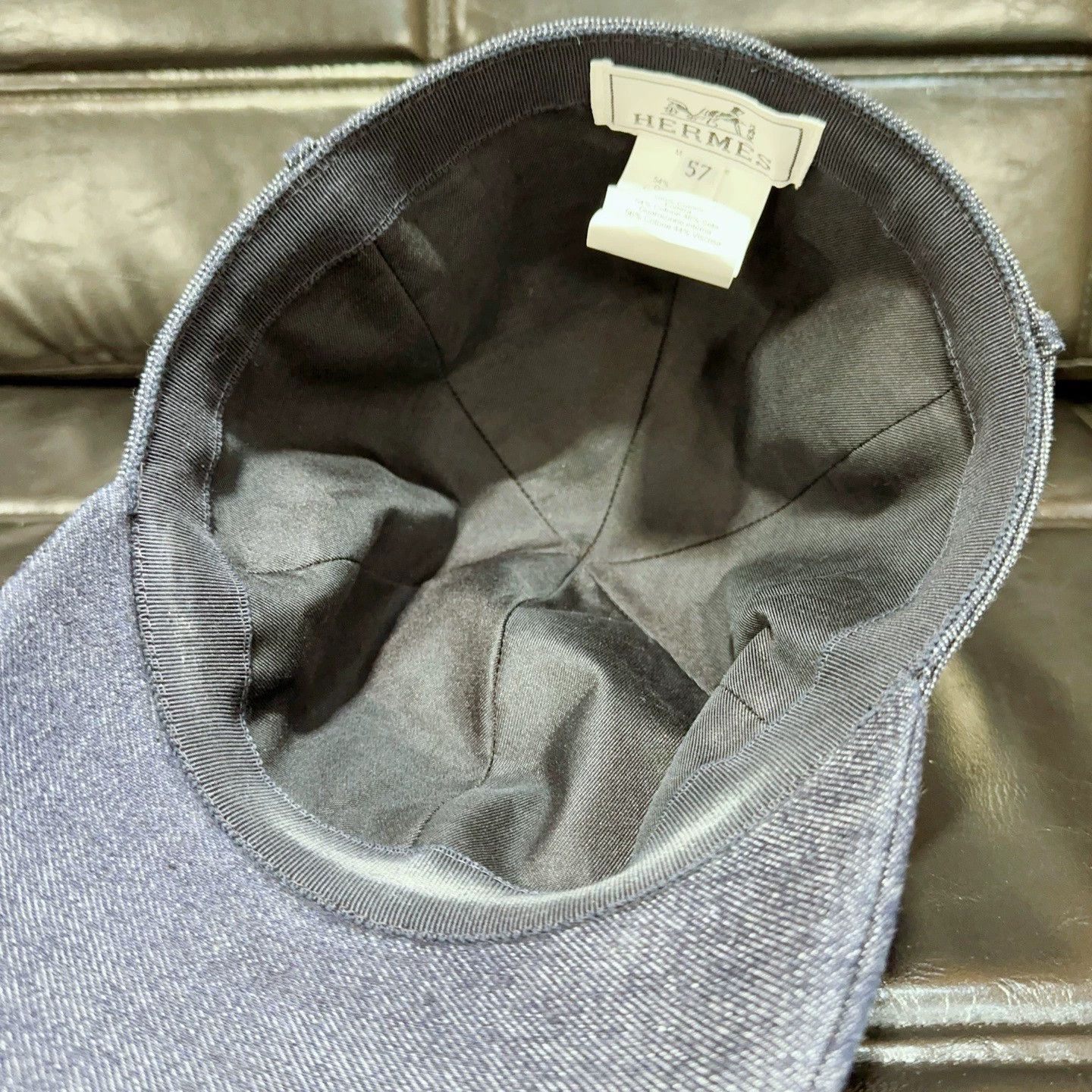 Hermes hermès denim baseball cap with logo Size ONE SIZE - 3 Thumbnail
