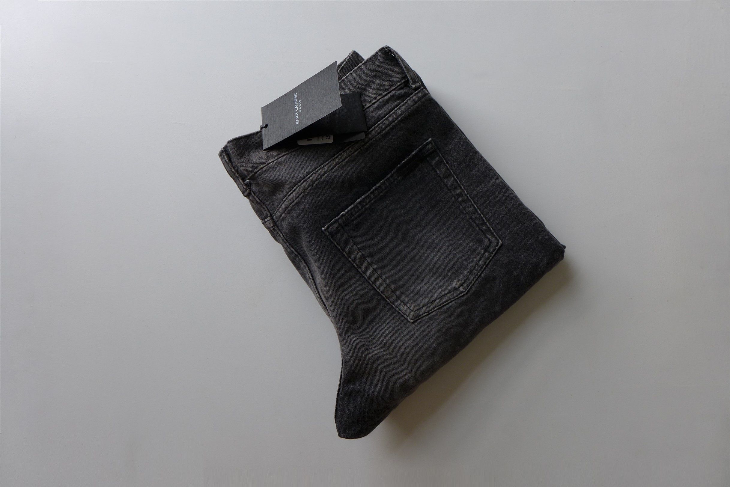 Saint Laurent Paris Saint Laurent D18 Jeans - Washed Black Denim Size US 32 / EU 48 - 5 Thumbnail