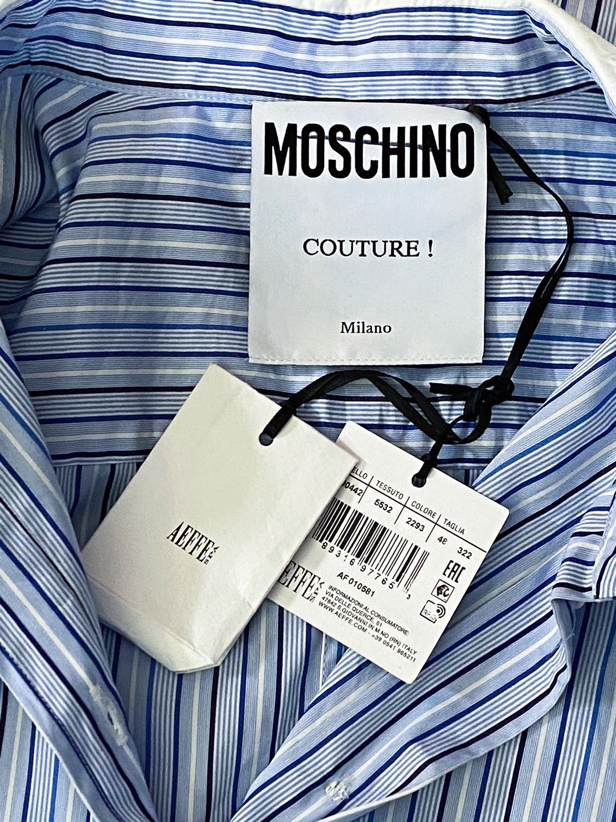 Moschino Moschino striped asymmetric shirt dress size 14 Size XL / US 12-14 / IT 48-50 - 13 Thumbnail