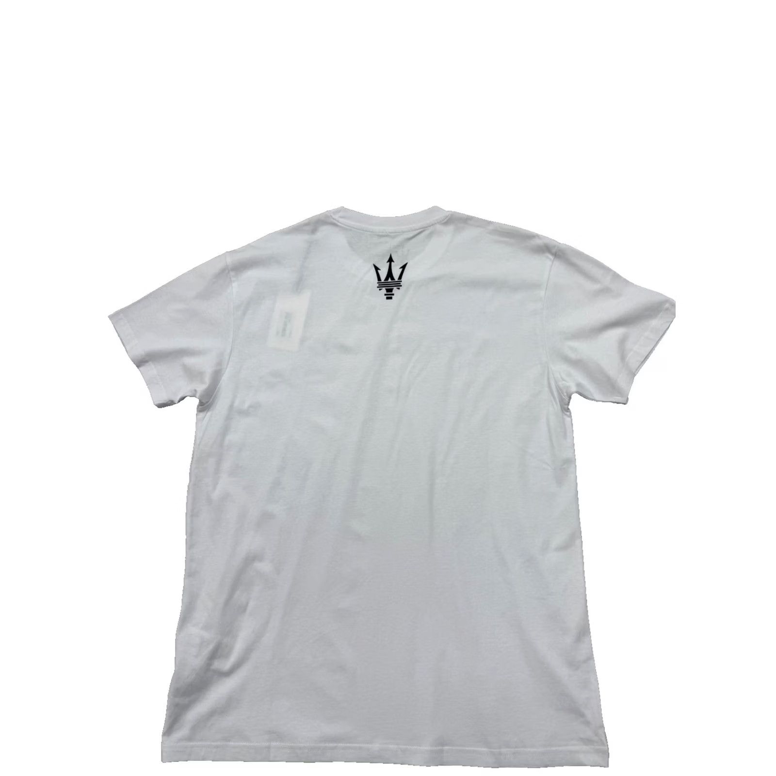 Maserati Maserati White Graphic T-Shirt XL Cotton Crew Neck Mens Size US XL / EU 56 / 4 - 2 Thumbnail