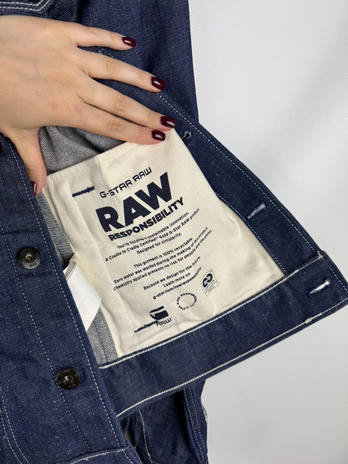 G-Star G Star Raw Men’s Arc 3D Slim JKT Denim Trucker Jacket Size S Size US S / EU 44-46 / 1 - 20 Thumbnail