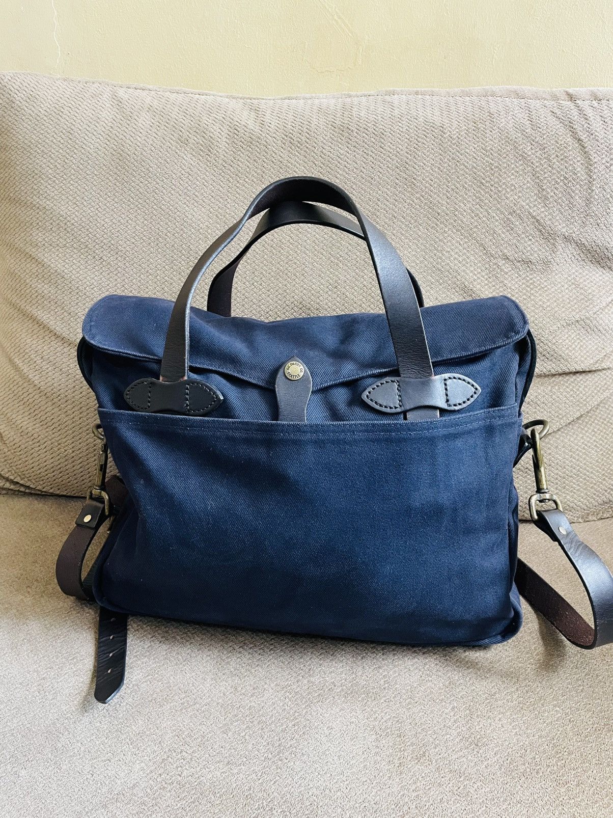Filson Original briefcase navy blue Size ONE SIZE - 1 Thumbnail