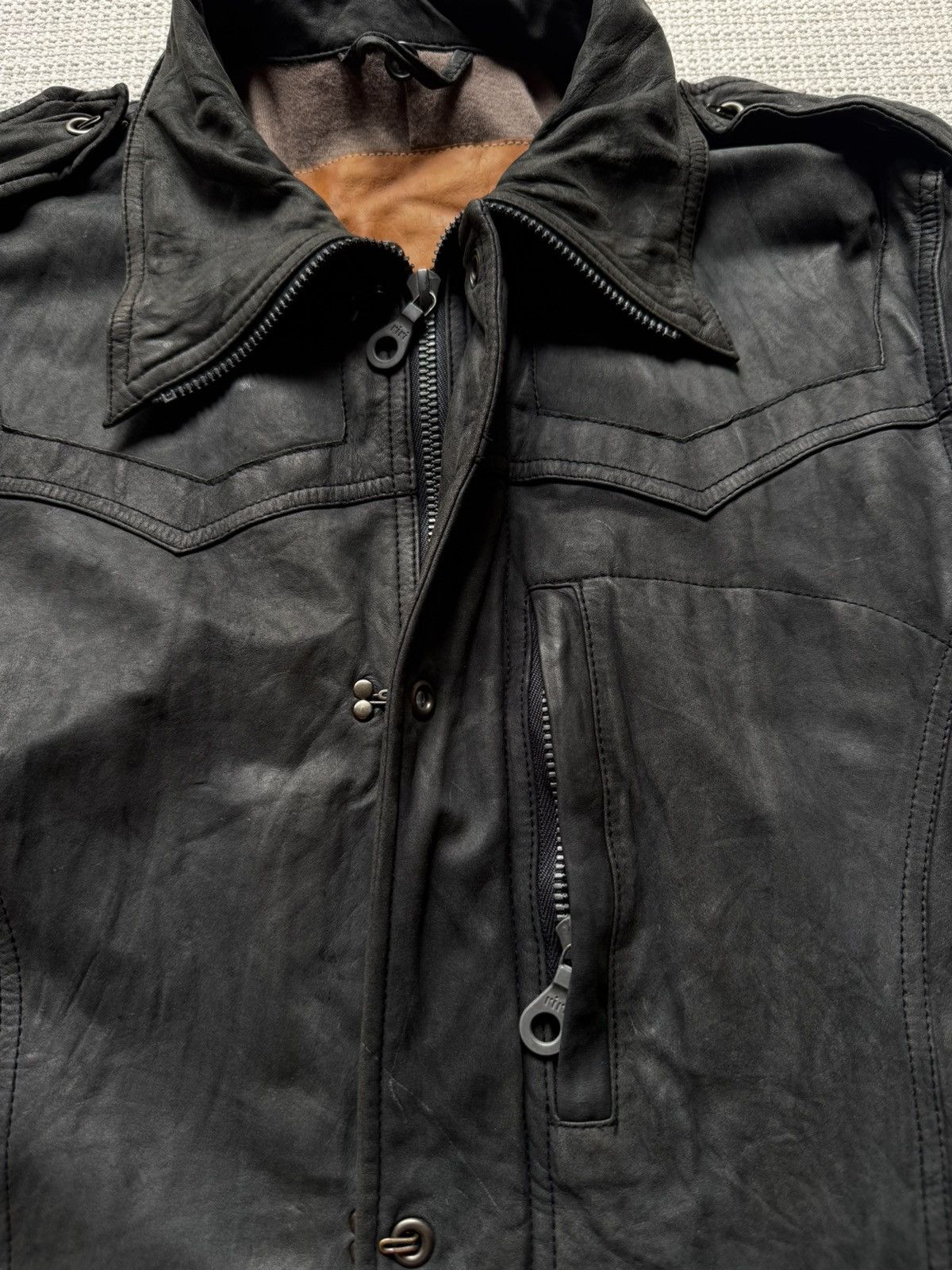 Other Vintage Kyoji Maruyama Nubuck leather jacket Size US M / EU 48-50 / 2 - 3 Thumbnail