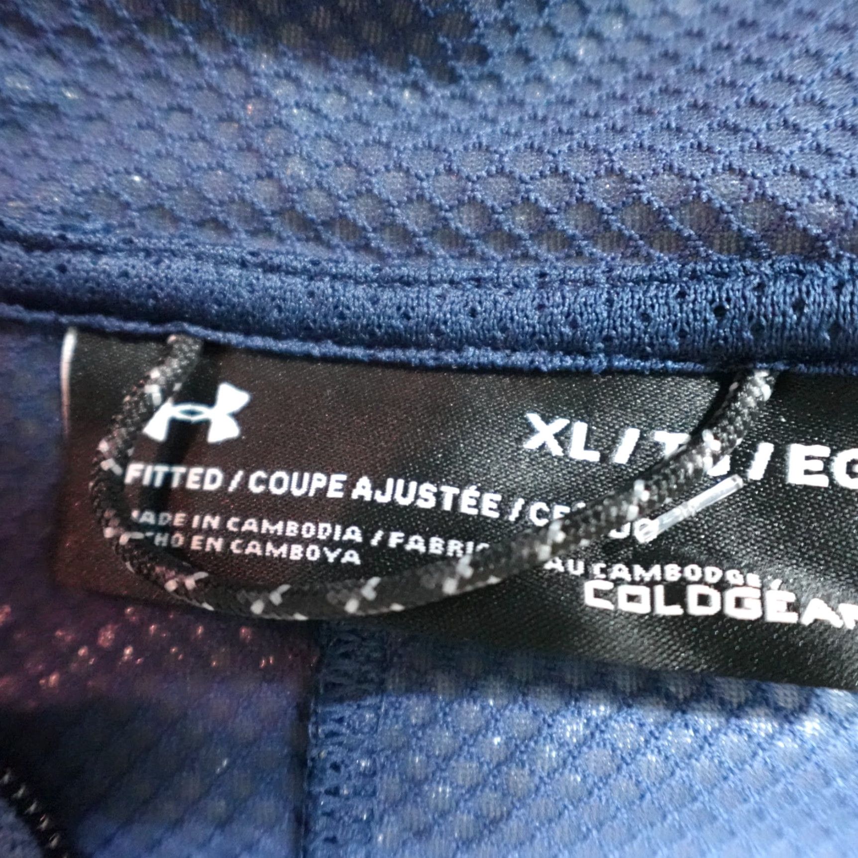 Under Armour Under Armour Jacket XL Blue ColdGear Storm Full Zip Perforated Windbreaker NEW Size US XL / EU 56 / 4 - 4 Thumbnail