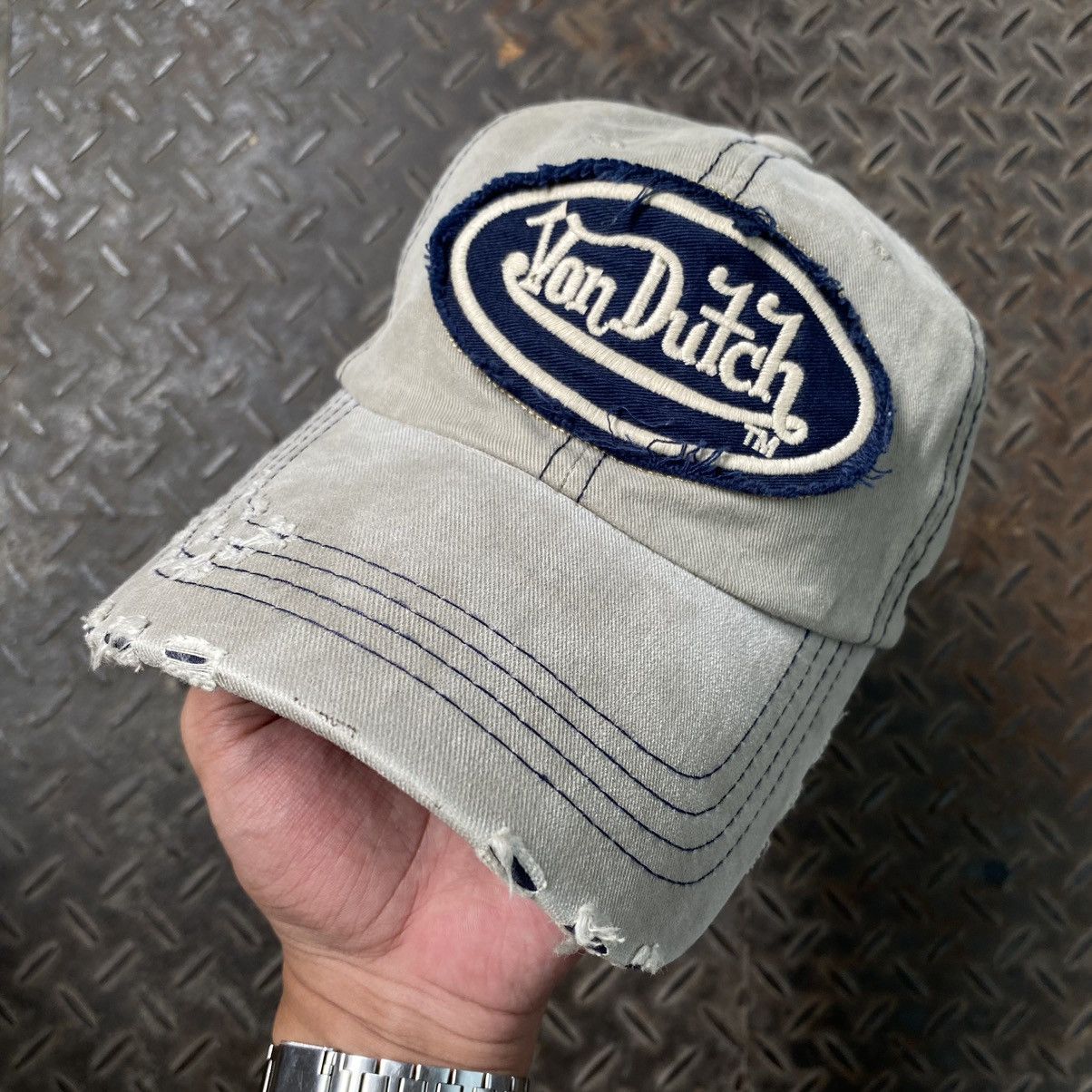 Japanese Brand Vintage Von Dutch Greywashed Distressed Y2K Size ONE SIZE - 3 Thumbnail