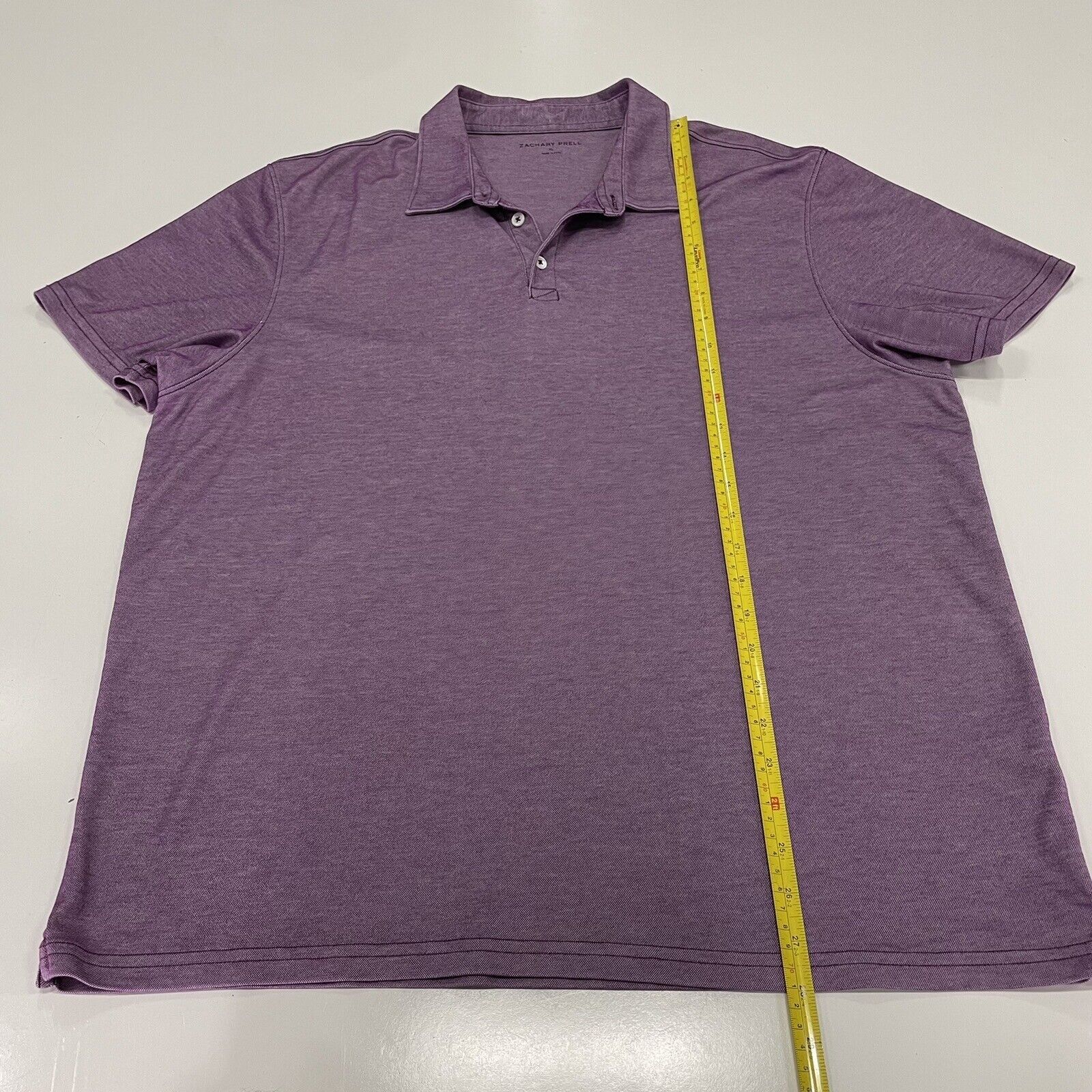 Zachary Prell Zachary Prell Men's Collar Polo Shirt Light Purple XL Peru Size US XL / EU 56 / 4 - 5 Thumbnail