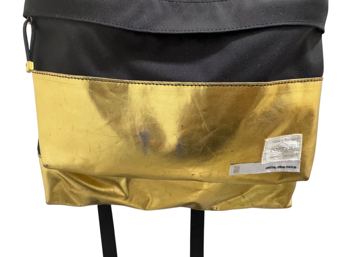 Japanese Brand AVANT GARDE PORTER X PETITE ROBE NOIRE GOLD BACKPACK Size ONE SIZE - 5 Thumbnail