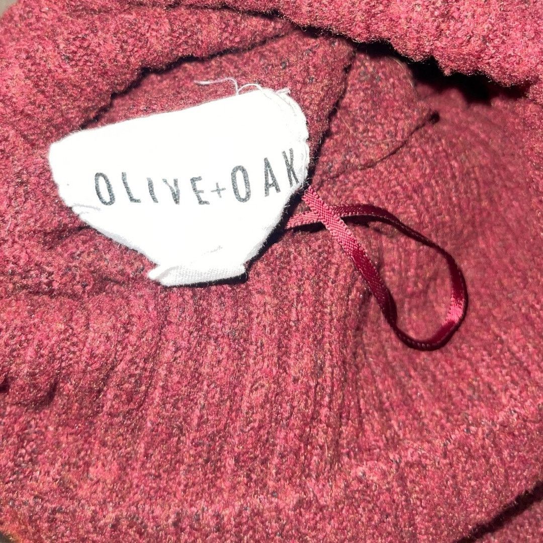 Other Olive and Oak Mock TurtleNeck Chunky Knit Sweater Oversized Size M / US 6-8 / IT 42-44 - 3 Thumbnail