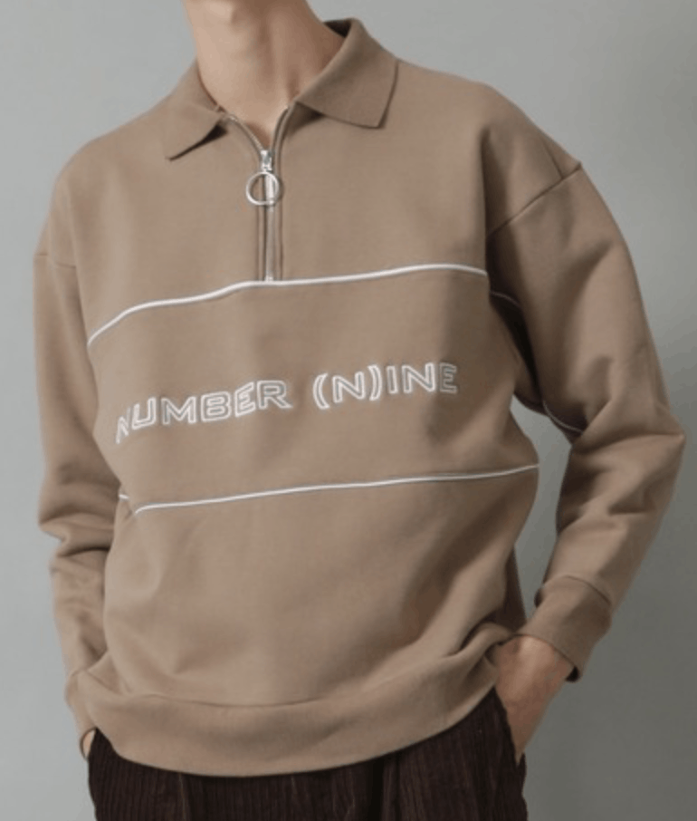 Number (N)ine Number nine half zip logo SWEATSHIRT Size US M / EU 48-50 / 2 - 1 Preview
