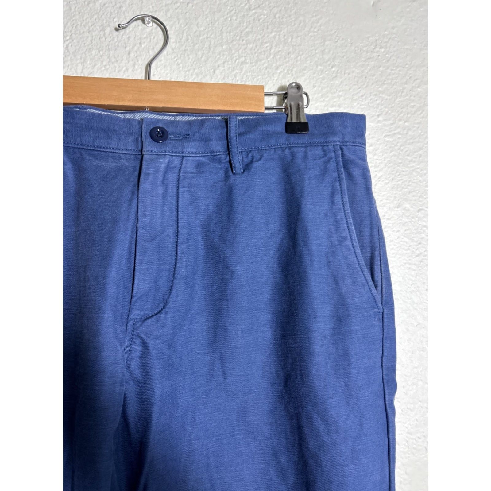 J.Crew J.Crew Slim Fit Mens 34x32 Blue Cotton Chino Pants Size US 34 / EU 50 - 5 Thumbnail