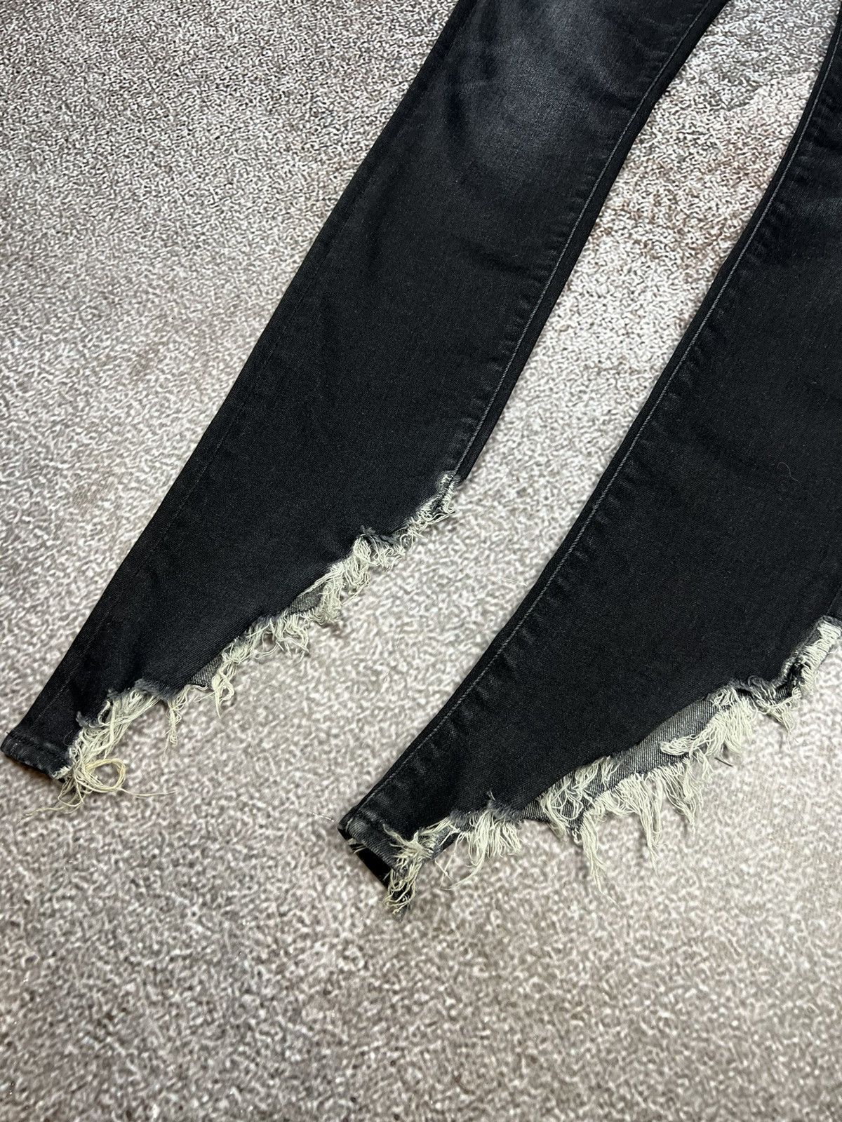 R13 R13 Kate skinny distressed denim pants dark moon Size 26" / US 2 / IT 38 - 2 Thumbnail