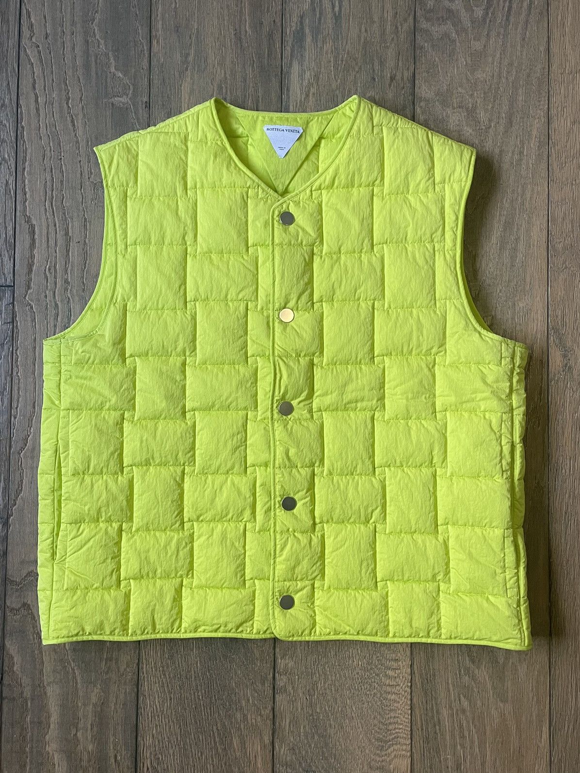 image of Bottega Veneta Vest in Neon Green, Women's (Size 2XL)