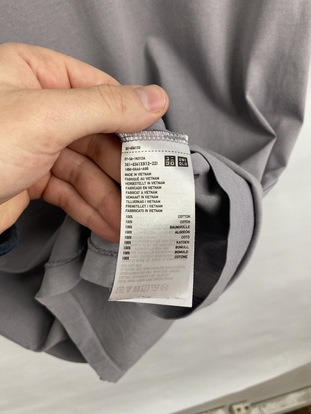 Jil Sander × Uniqlo Jil Sander Uniqlo +J Basic Grey T-Shirt Rare Retro Hype Y2K Size US L / EU 52-54 / 3 - 5 Thumbnail