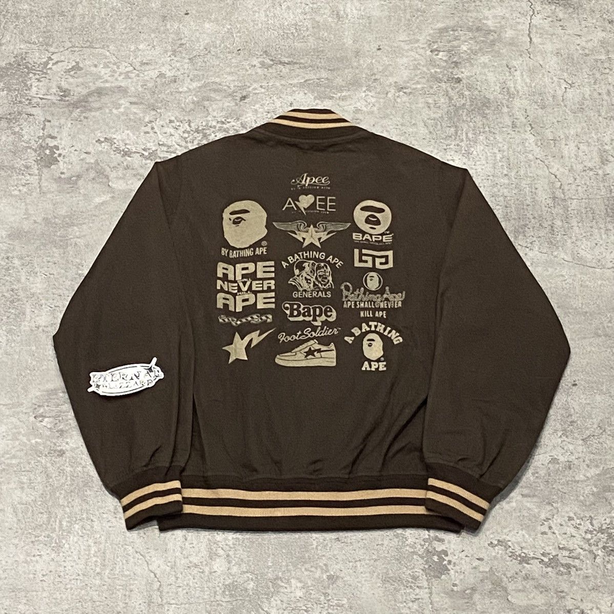 Bape Bape Multi Logo Brown Varsity Ladies Size S / US 4 / IT 40 - 1 Thumbnail