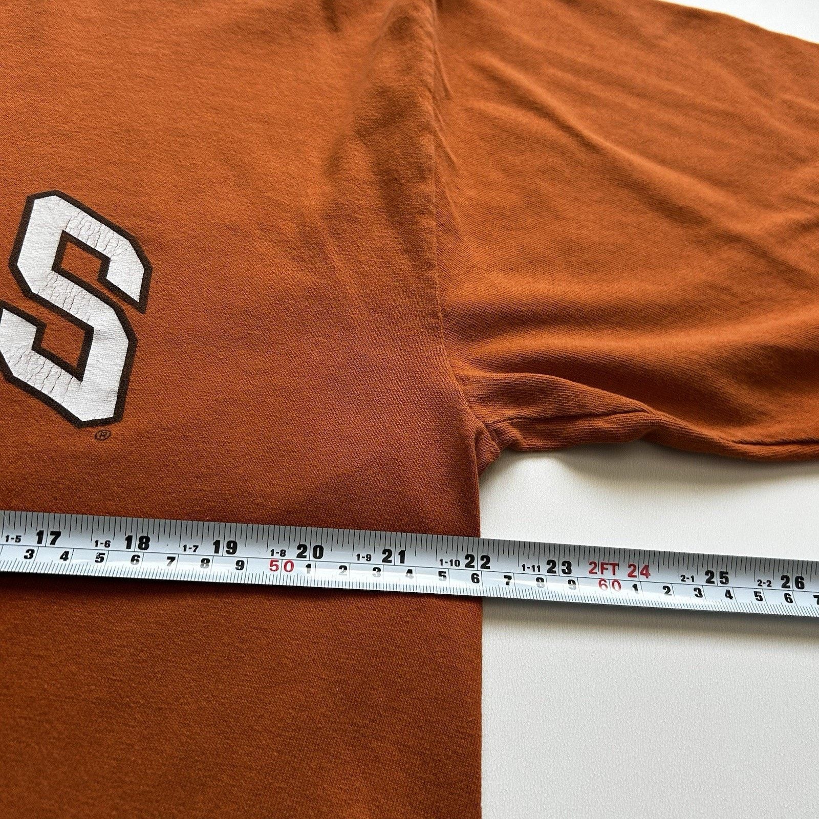 Gildan Vintage University Texas Longhorns T Shirt Large Long Sleeve Size US L / EU 52-54 / 3 - 4 Thumbnail