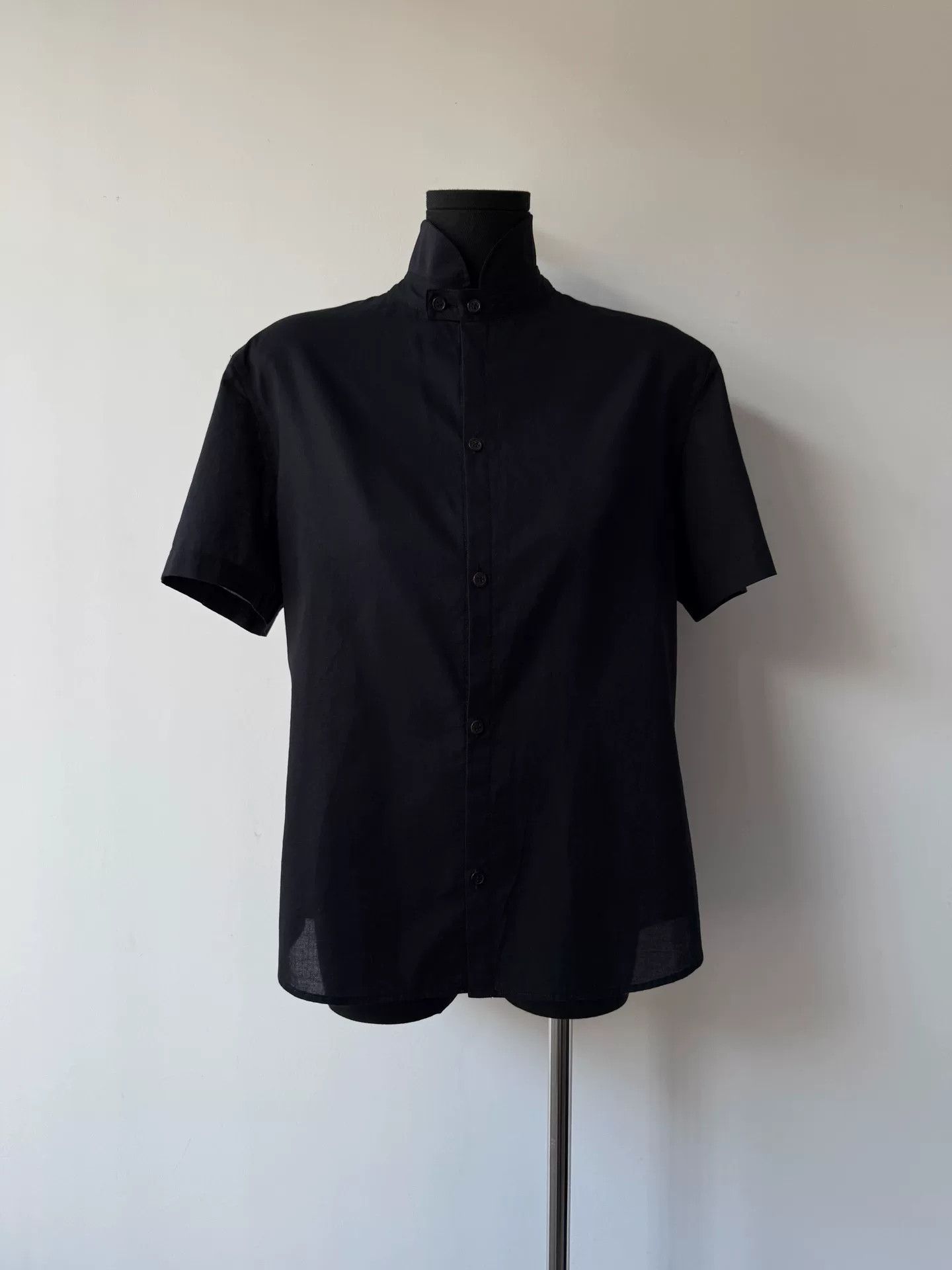 Y's yohji yamamoto y's black short sleeve shirt Size US M / EU 48-50 / 2 - 1 Thumbnail