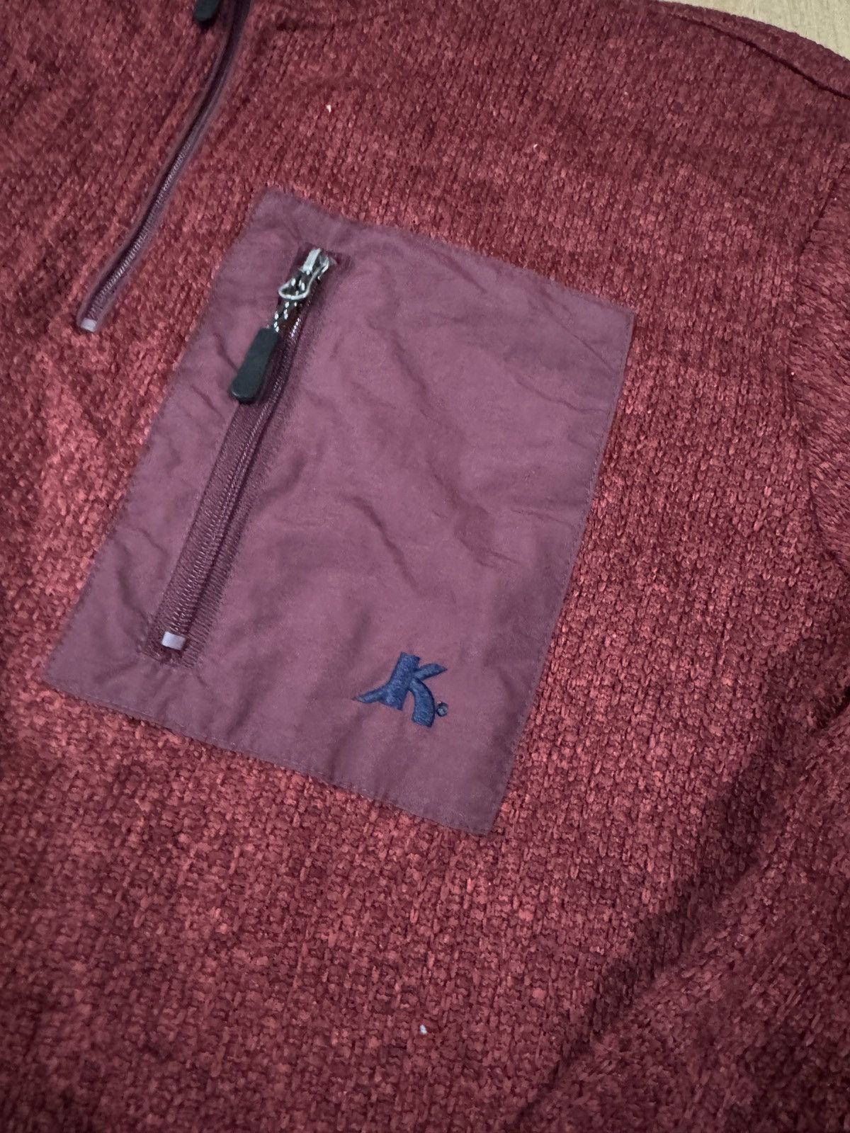 Designer × Japanese Brand × Kansai Yamamoto KANSAI YAMAMOTO HALF ZIP SWEATER Size US M / EU 48-50 / 2 - 2 Thumbnail