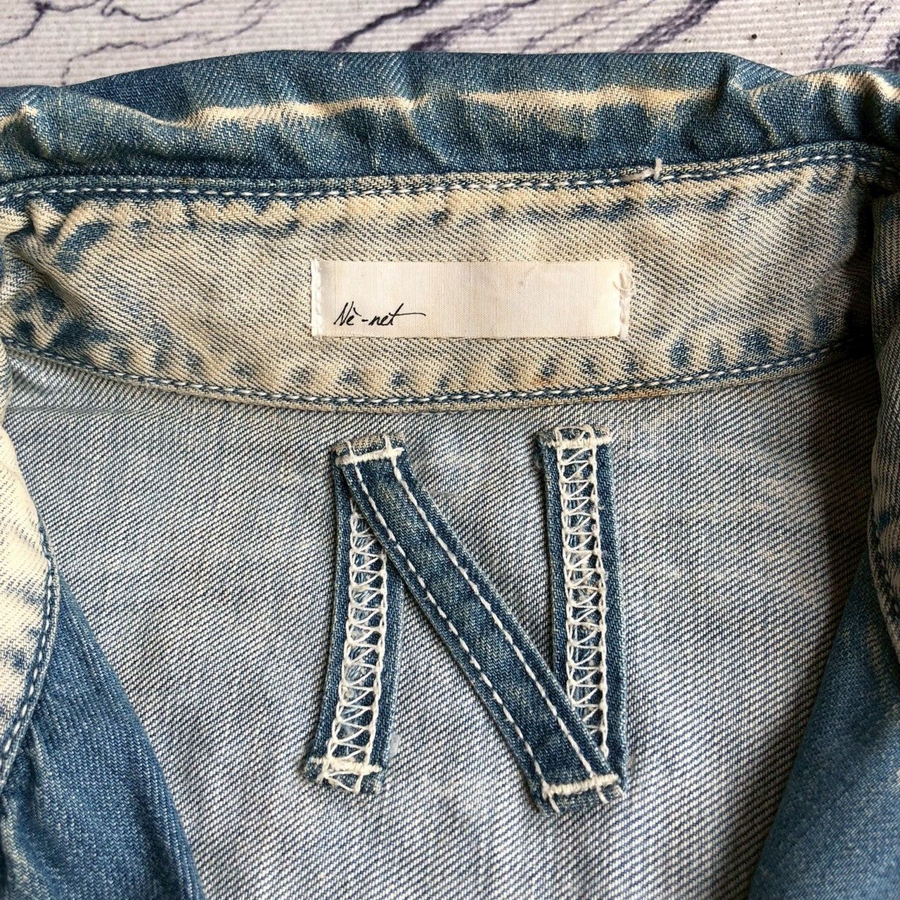 Ne-Net Ne-Net Type 1 Indigo Dyed Cropped Denim Jacket Size US S / EU 44-46 / 1 - 7 Thumbnail