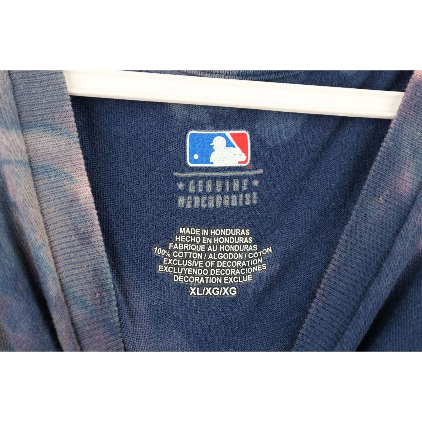 Vintage MLB Acid Wash Spell Out Detroit Tigers Baseball T-Shirt Size US XL / EU 56 / 4 - 5 Thumbnail
