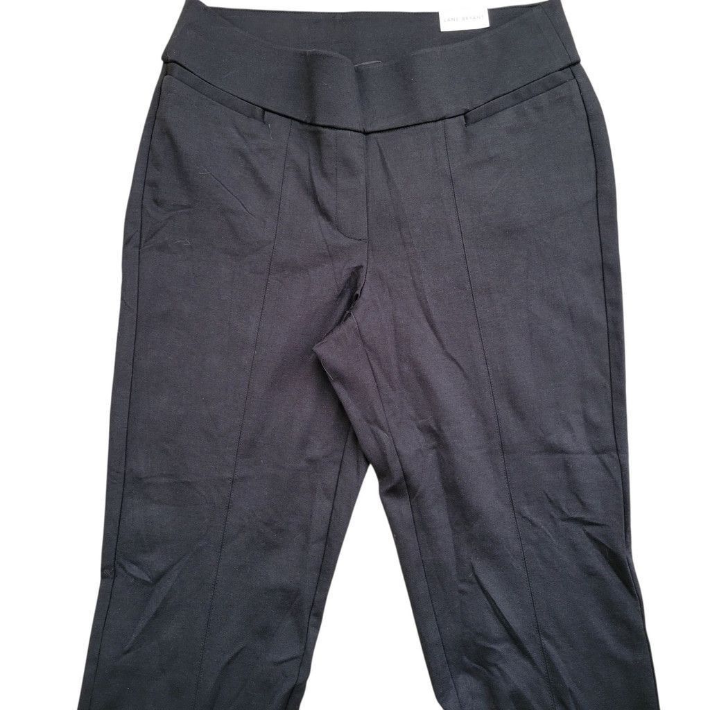 Other Lane Bryant Ponte Pull-On Straight Black Pants Long size 14 Size 36" / US 14 / IT 50 - 4 Thumbnail