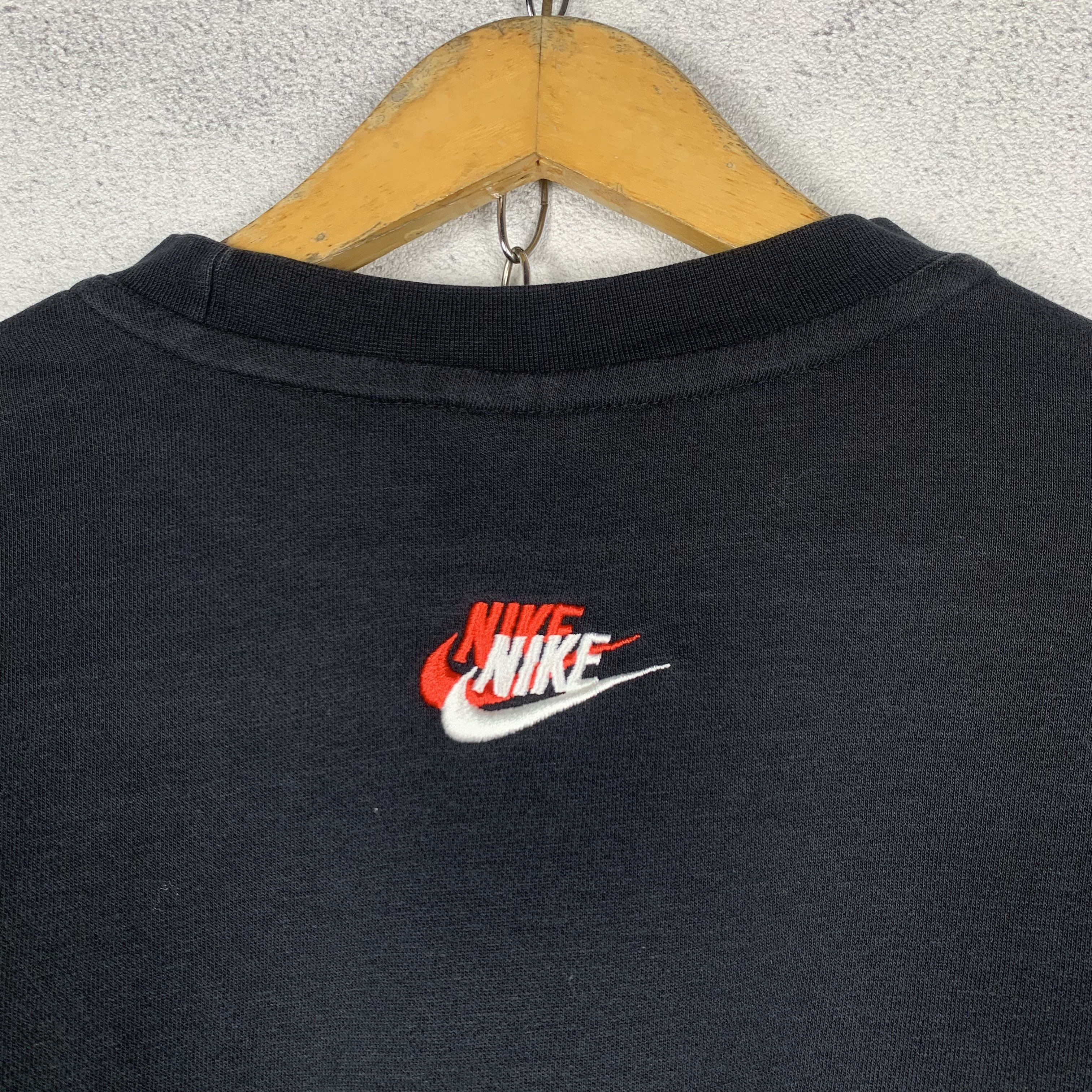 Nike Nike Swoosh Sweatshirt Crewneck Multi Logo Embroidered Size US S / EU 44-46 / 1 - 4 Thumbnail
