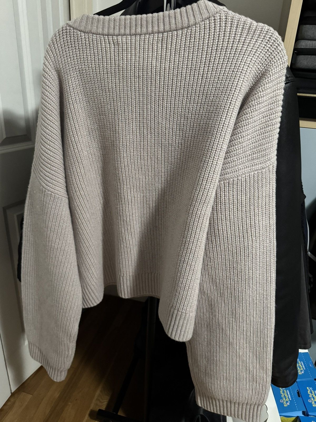 Sangiev Sangiev Fog Cropped Knit Sweater Size US M / EU 48-50 / 2 - 5 Thumbnail