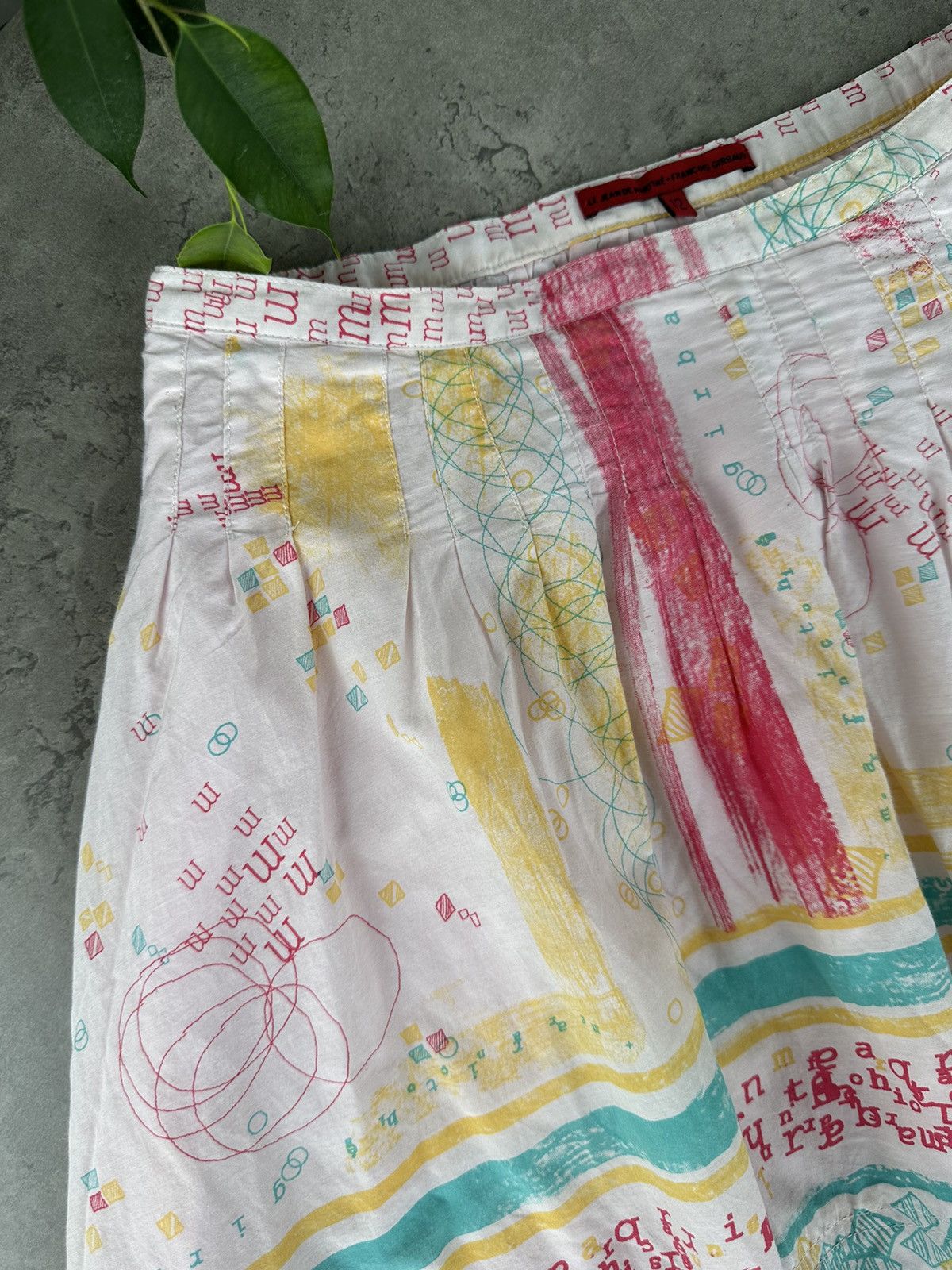 Marithe + Francois Girbaud Marithe Francois Gibraud Flared Multicolor Mini Skirt Size 30" / US 8 / IT 44 - 3 Thumbnail