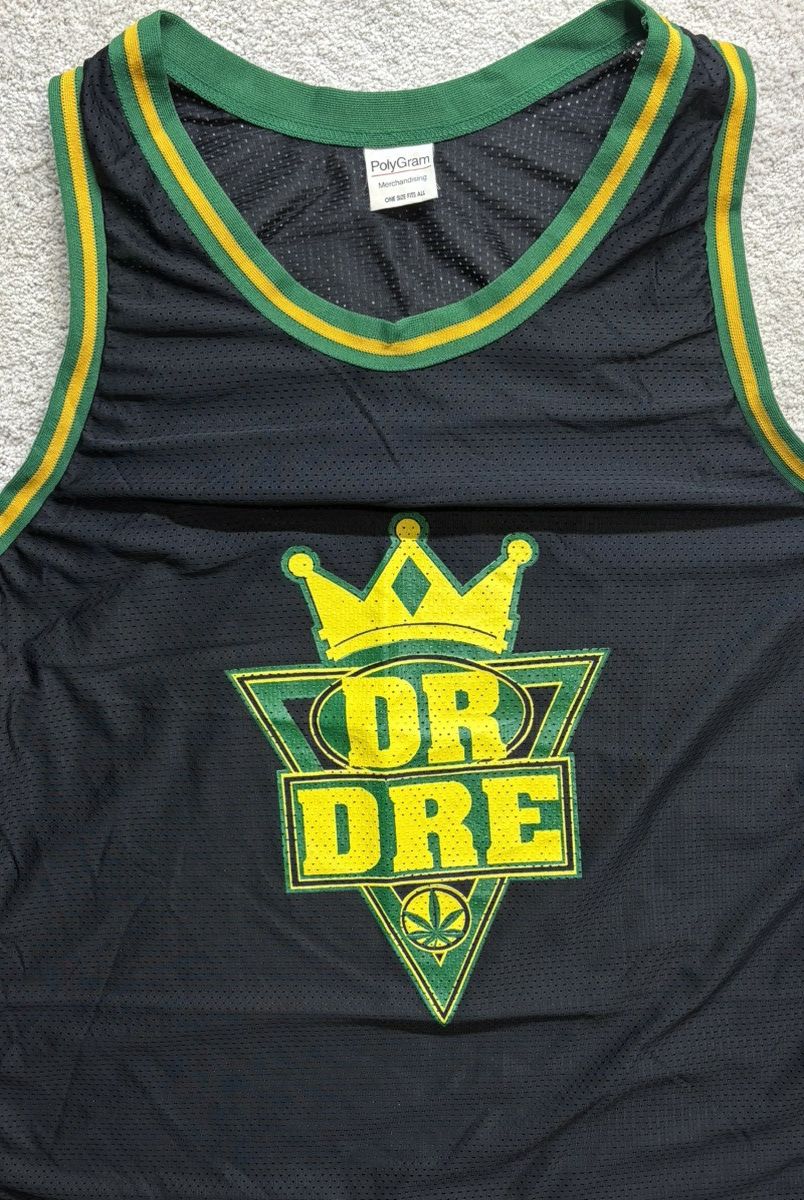 Vintage Vtg Dr. Dre Jersey 90’s Rap Hip Hop PolyGram Made in USA Size US XL / EU 56 / 4 - 1 Thumbnail