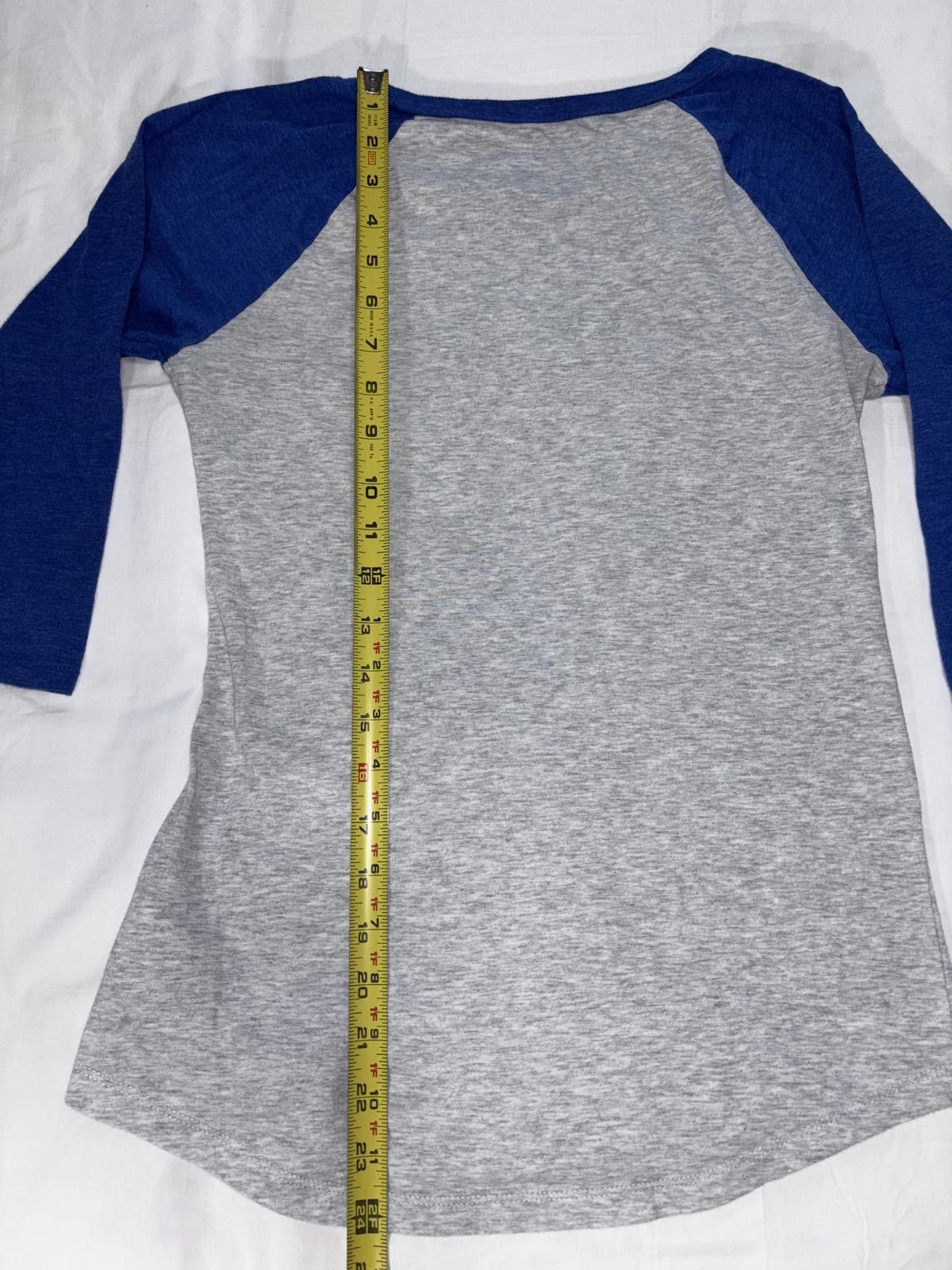 Designer Los Angeles Dodgers Women's Raglan Tee - Let's Play Ball Size XS / US 0-2 / IT 36-38 - 6 Thumbnail