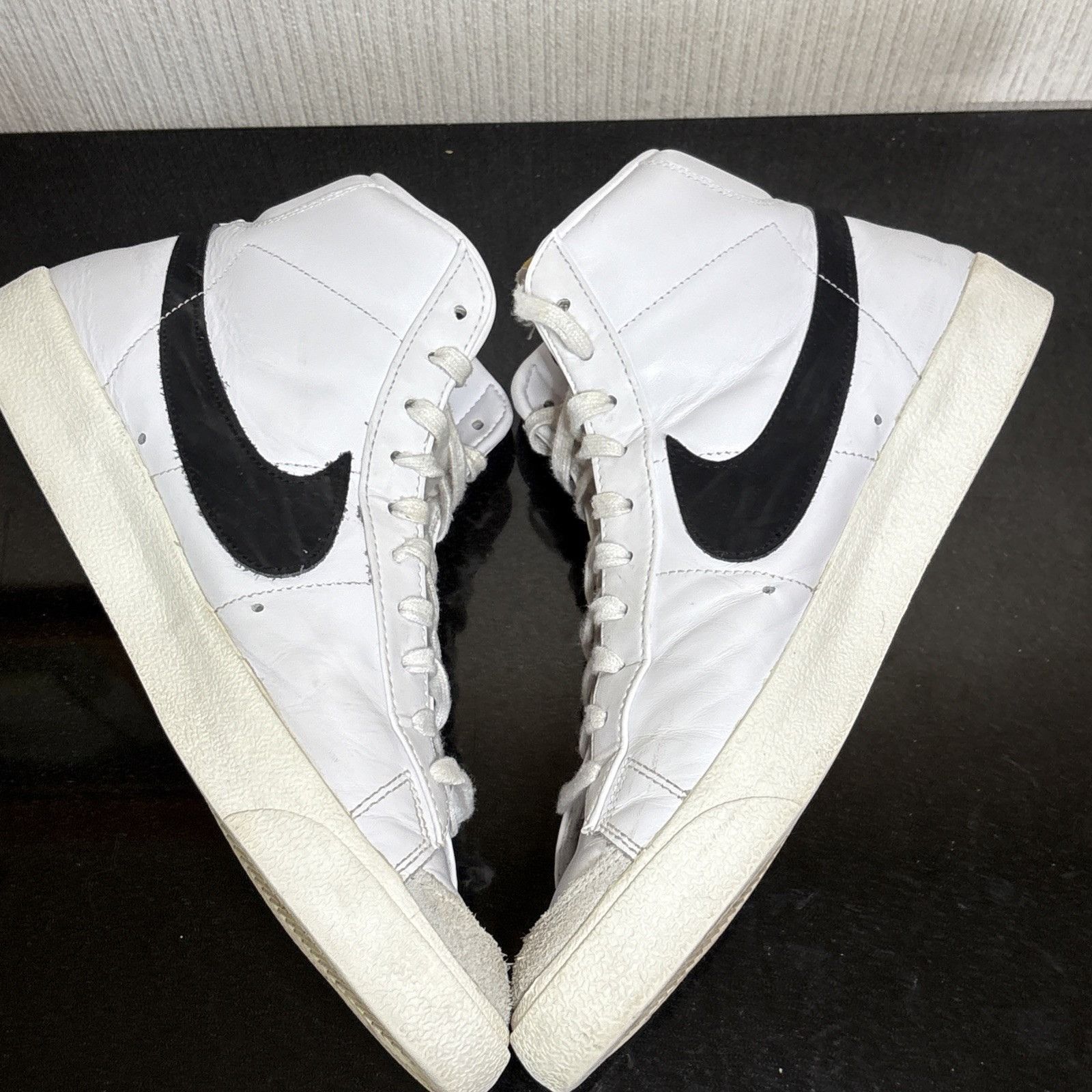 Nike Nike Blazer Mid 77 Basketball Sneakers Mens 12 White Black S Size US 12 / EU 45 - 5 Thumbnail
